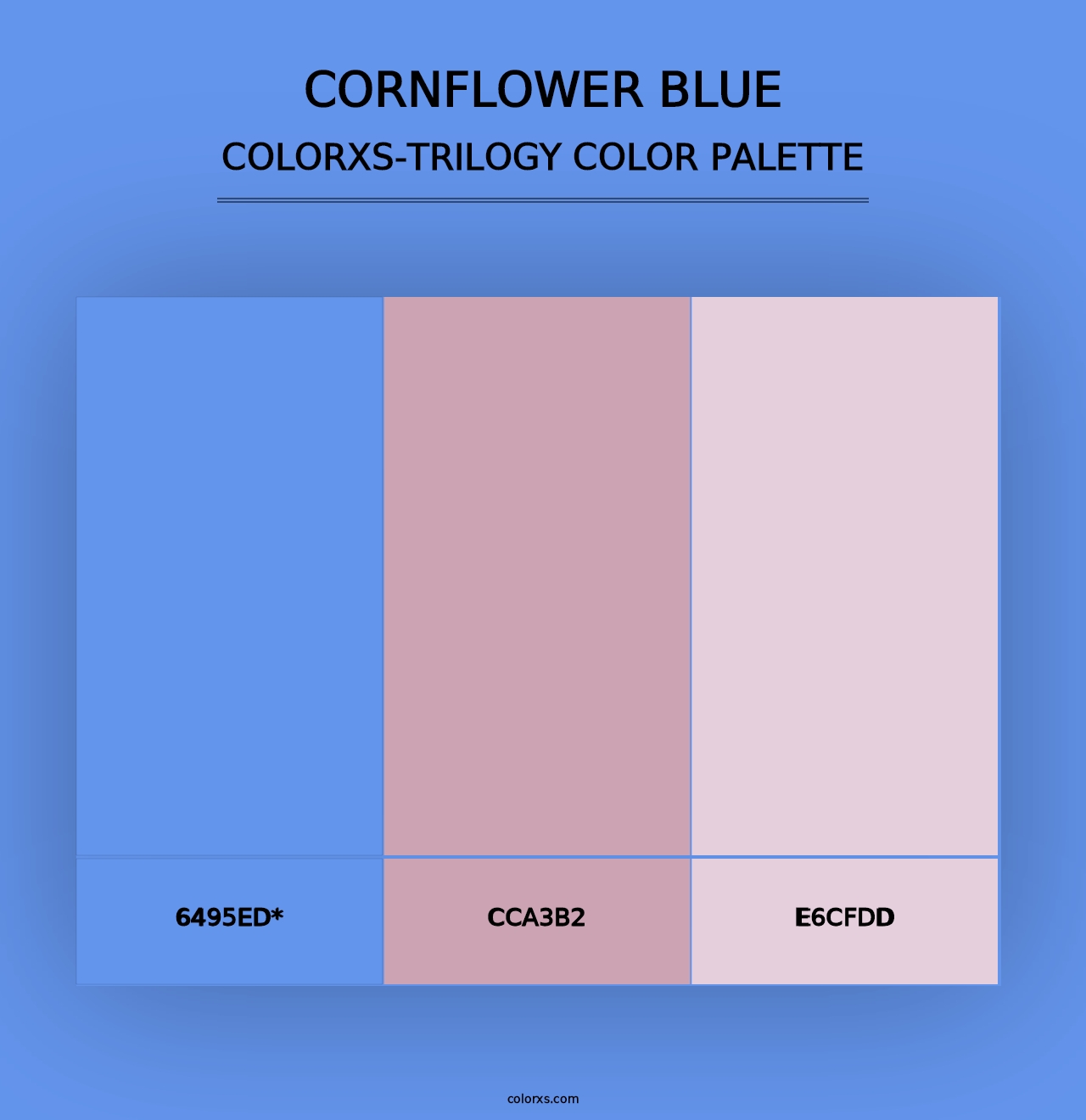 Cornflower Blue - Colorxs Trilogy Palette