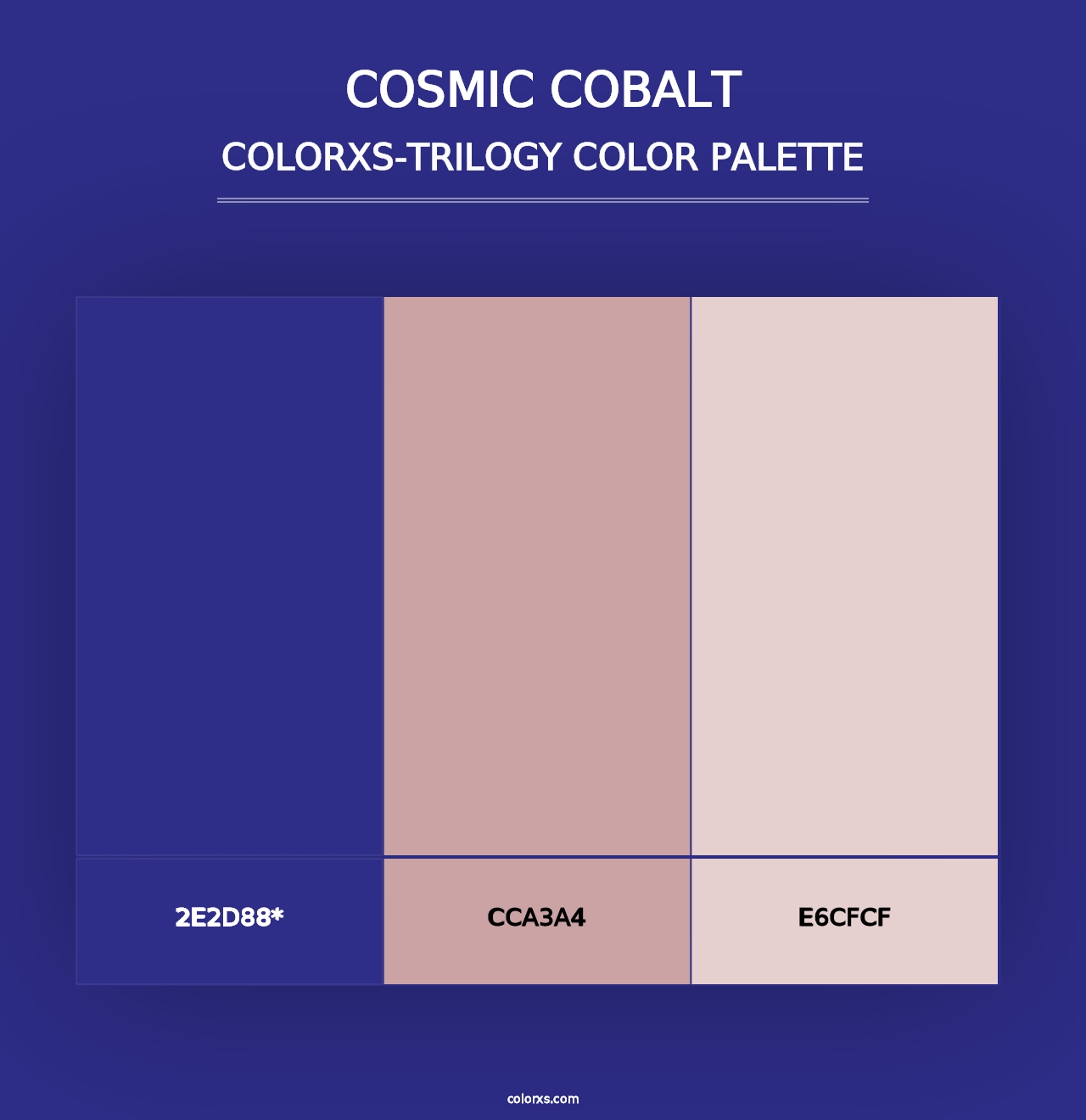 Cosmic Cobalt - Colorxs Trilogy Palette