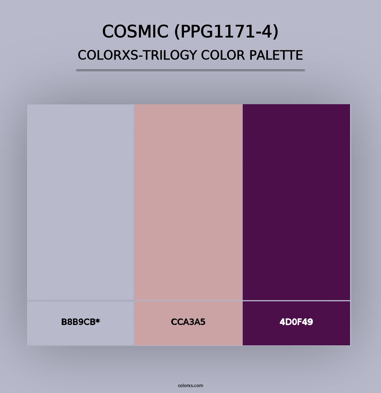 Cosmic (PPG1171-4) - Colorxs Trilogy Palette