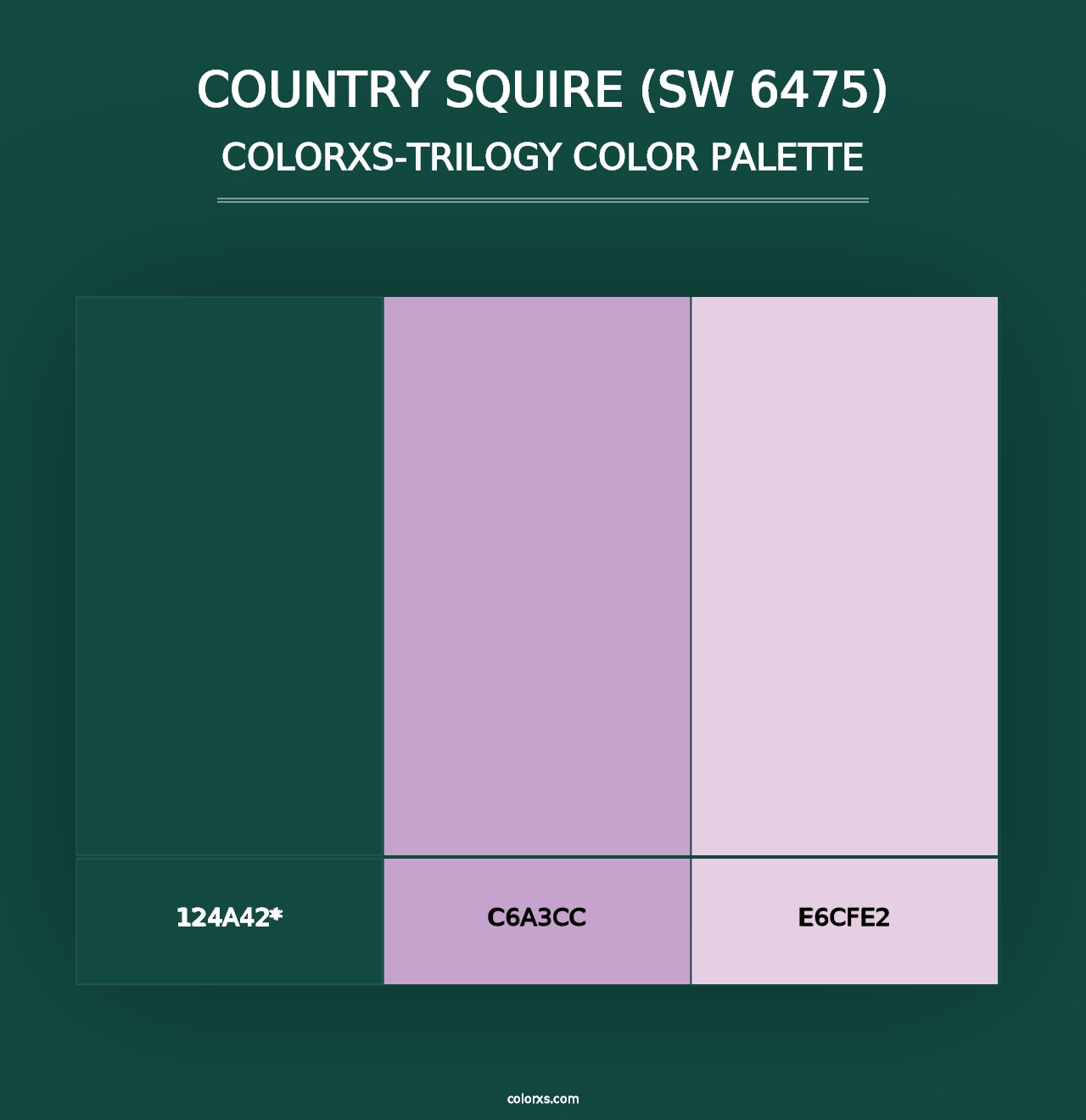 Country Squire (SW 6475) - Colorxs Trilogy Palette