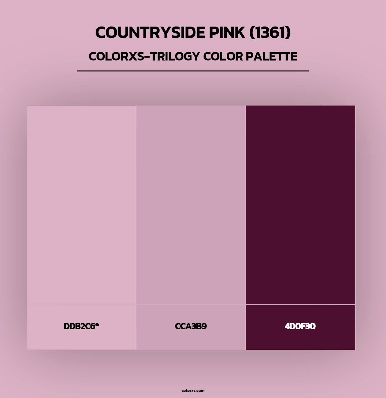 Countryside Pink (1361) - Colorxs Trilogy Palette