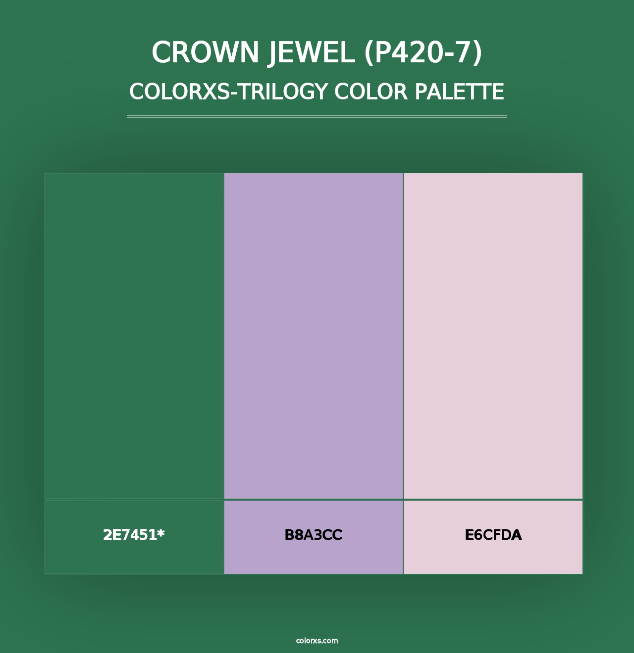 Crown Jewel (P420-7) - Colorxs Trilogy Palette