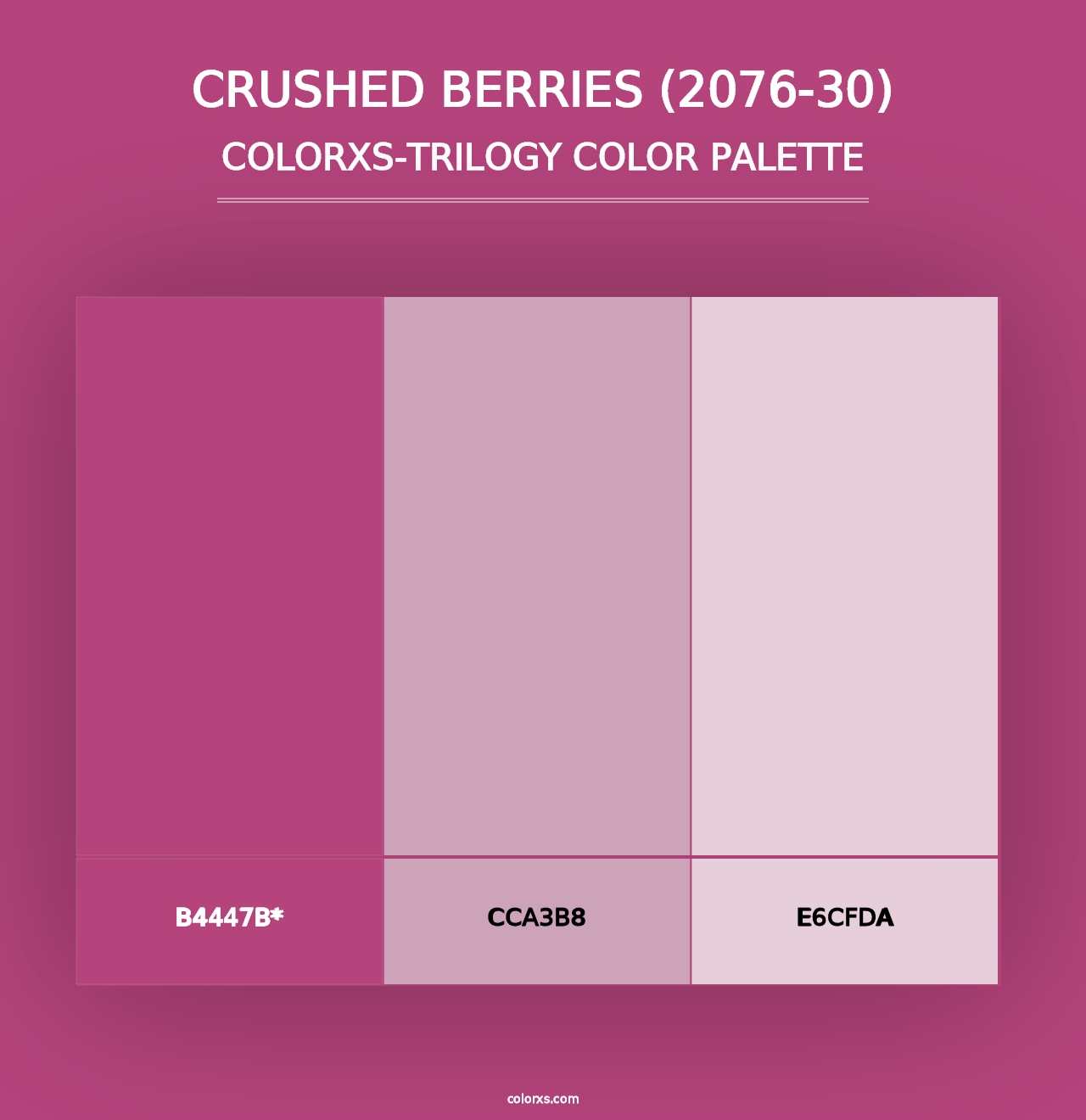 Crushed Berries (2076-30) - Colorxs Trilogy Palette