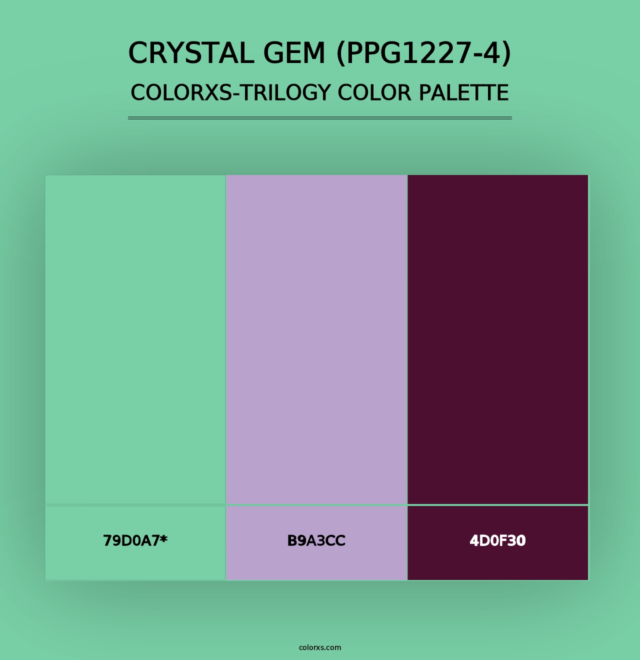 Crystal Gem (PPG1227-4) - Colorxs Trilogy Palette