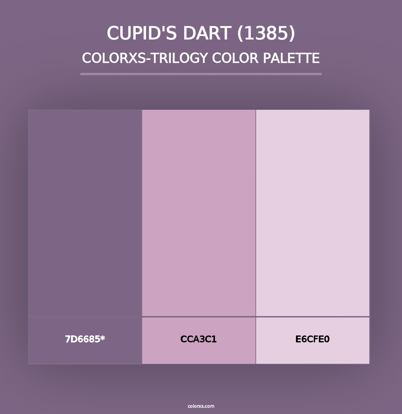 Cupid's Dart (1385) - Colorxs Trilogy Palette