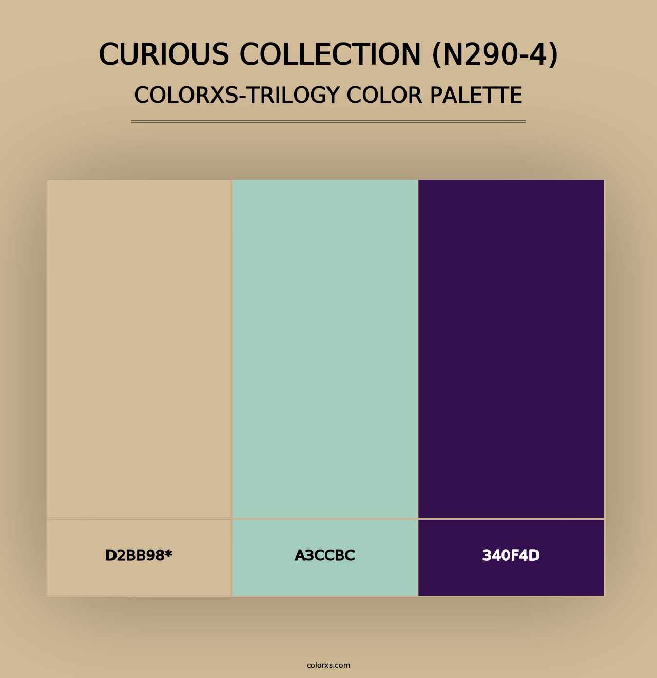 Curious Collection (N290-4) - Colorxs Trilogy Palette