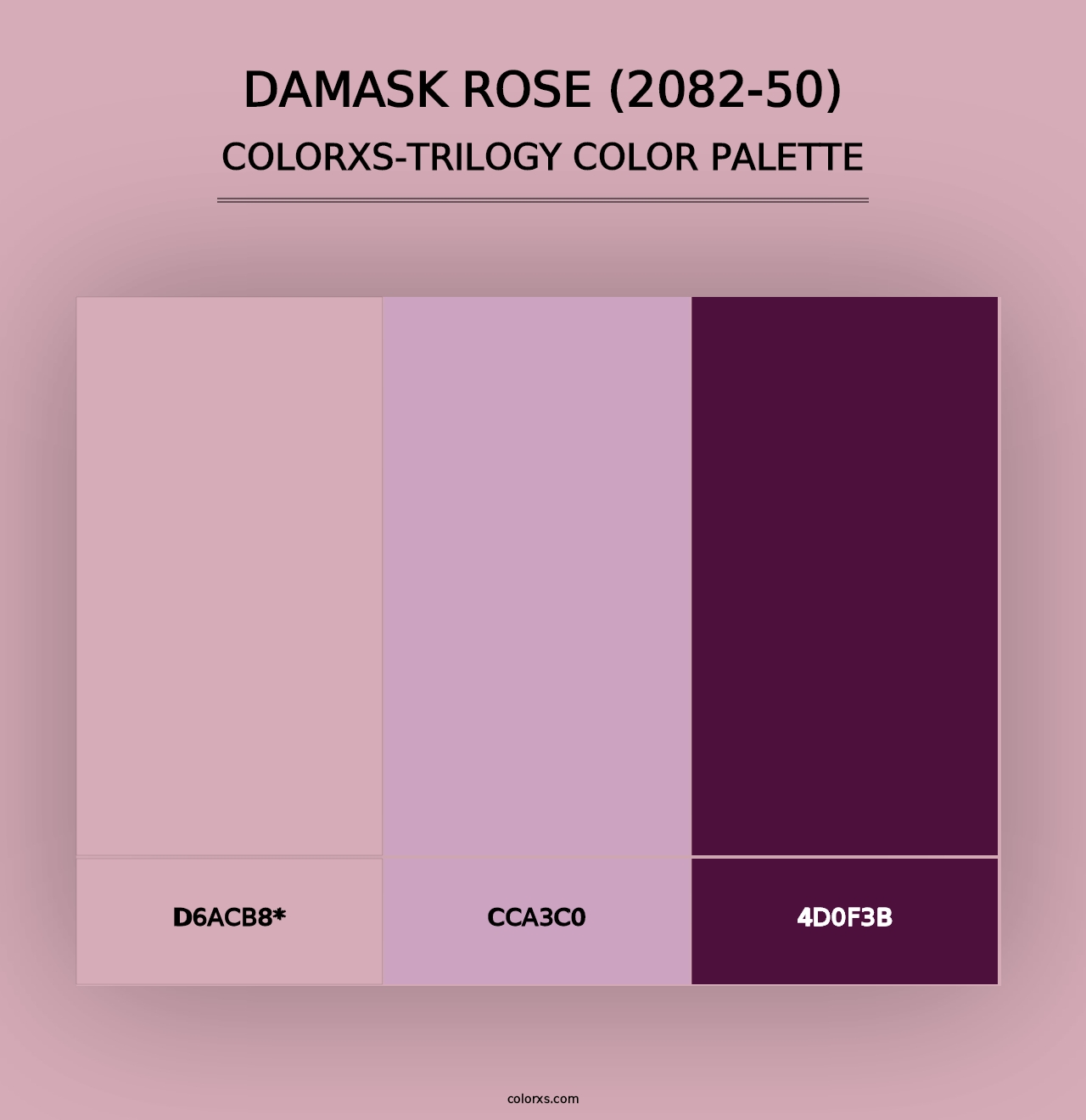 Damask Rose (2082-50) - Colorxs Trilogy Palette