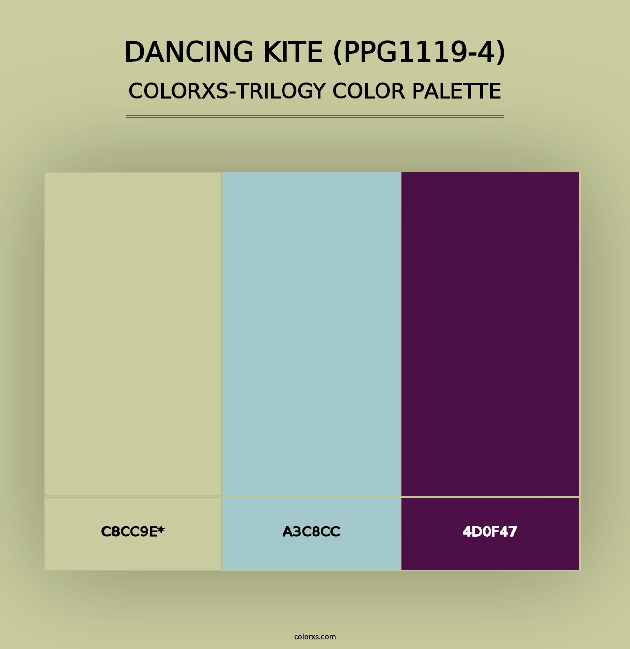 Dancing Kite (PPG1119-4) - Colorxs Trilogy Palette