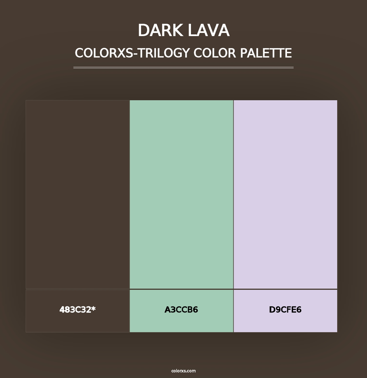 Dark Lava - Colorxs Trilogy Palette