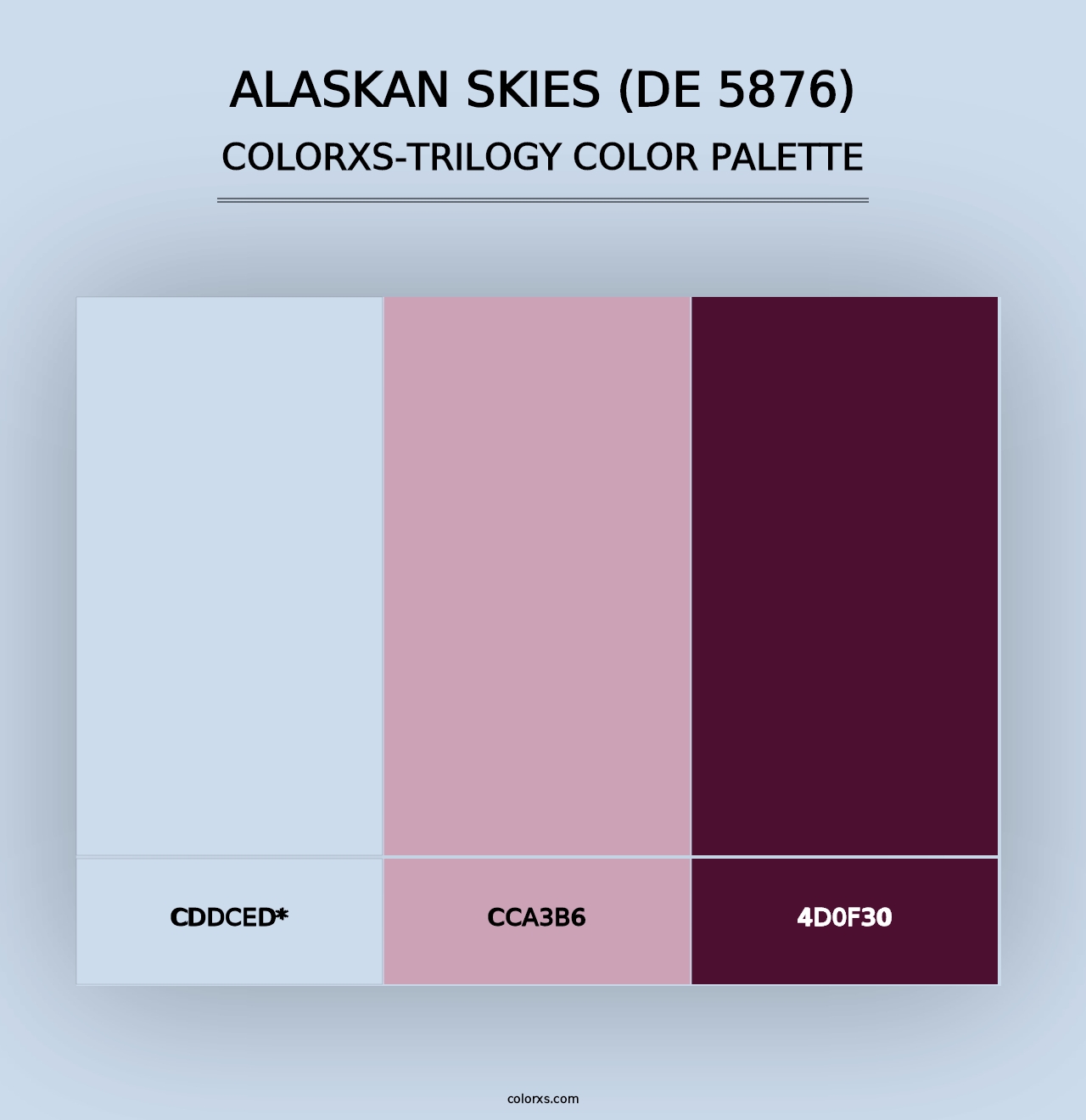 Alaskan Skies (DE 5876) - Colorxs Trilogy Palette