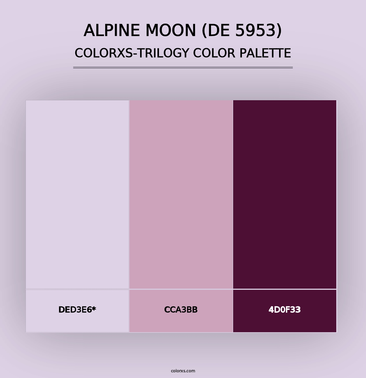 Alpine Moon (DE 5953) - Colorxs Trilogy Palette