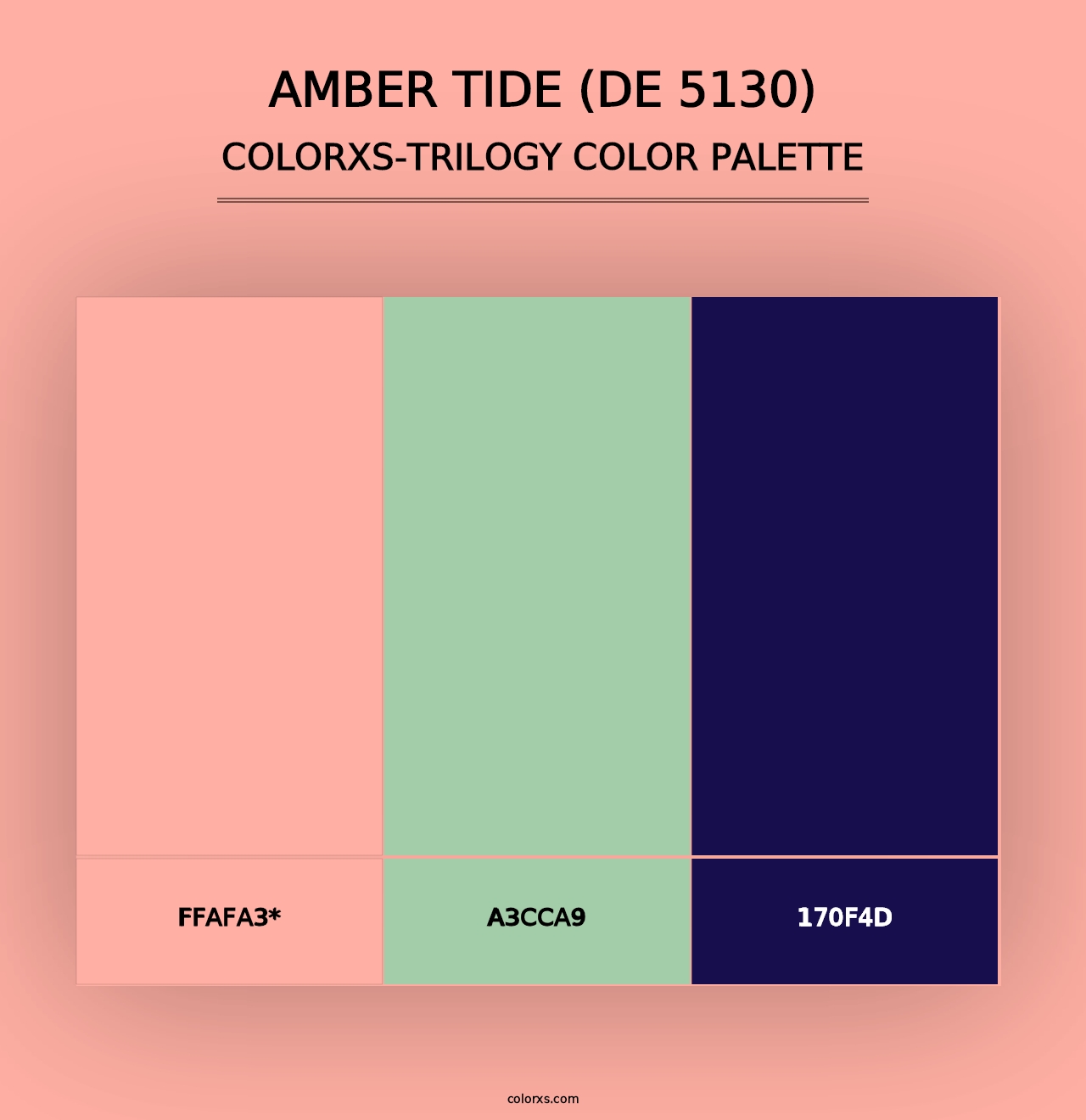 Amber Tide (DE 5130) - Colorxs Trilogy Palette