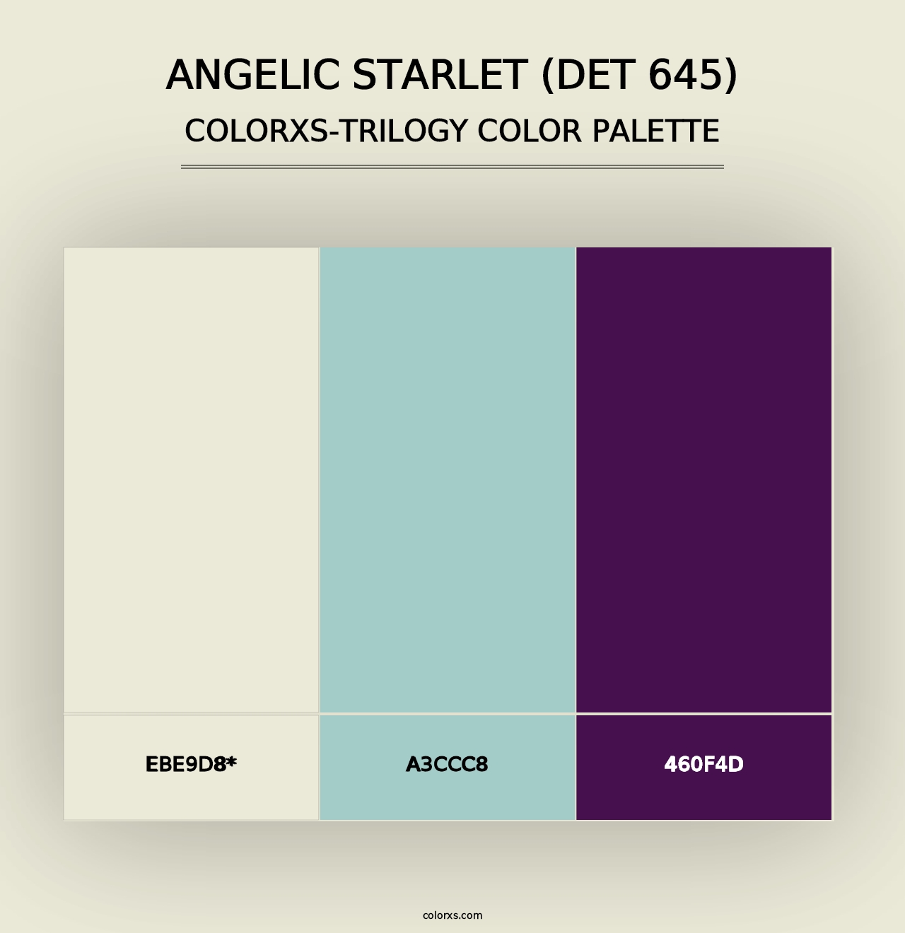 Angelic Starlet (DET 645) - Colorxs Trilogy Palette