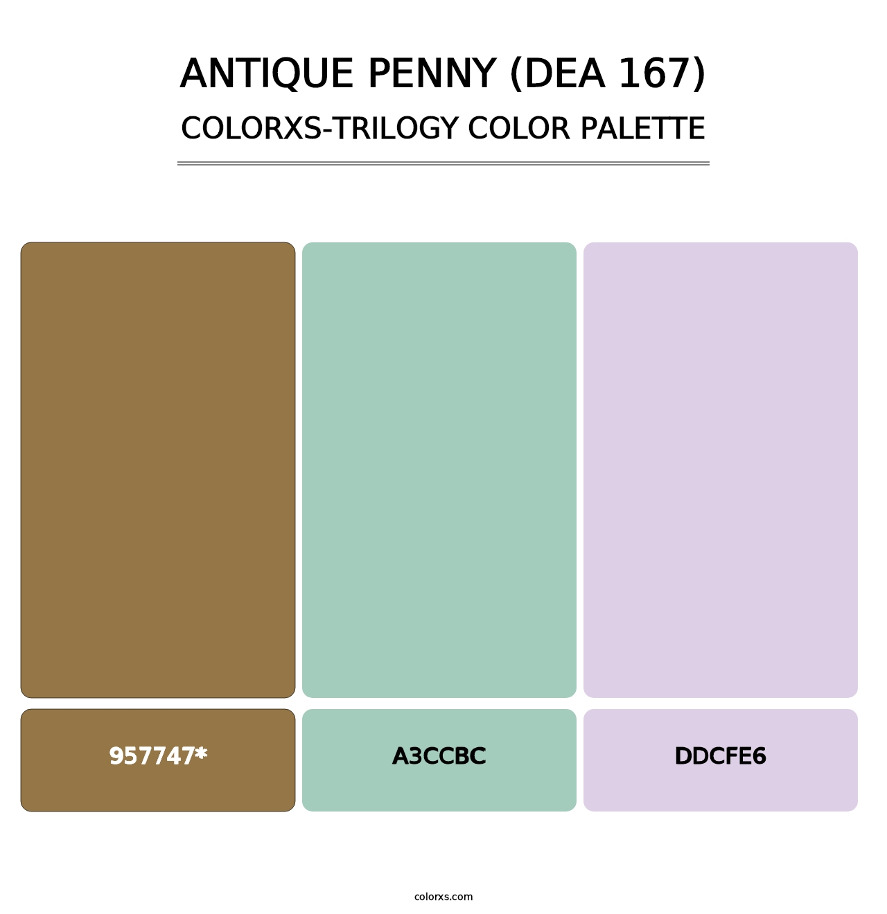 Antique Penny (DEA 167) - Colorxs Trilogy Palette