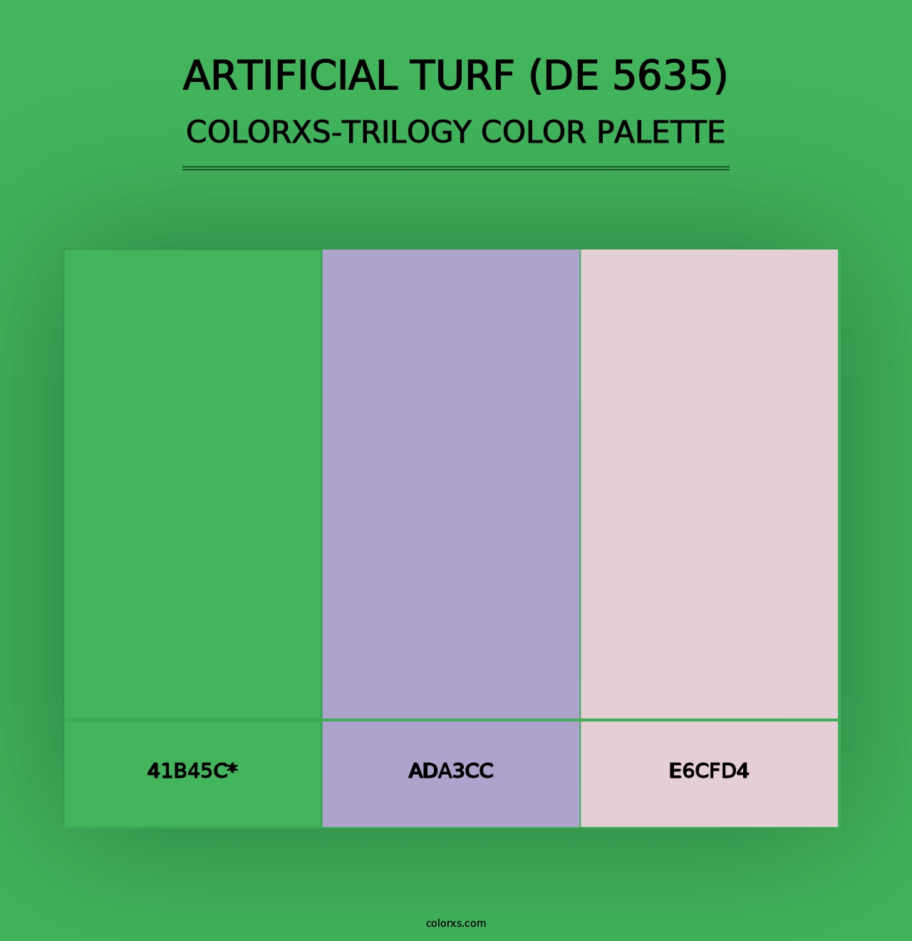 Artificial Turf (DE 5635) - Colorxs Trilogy Palette