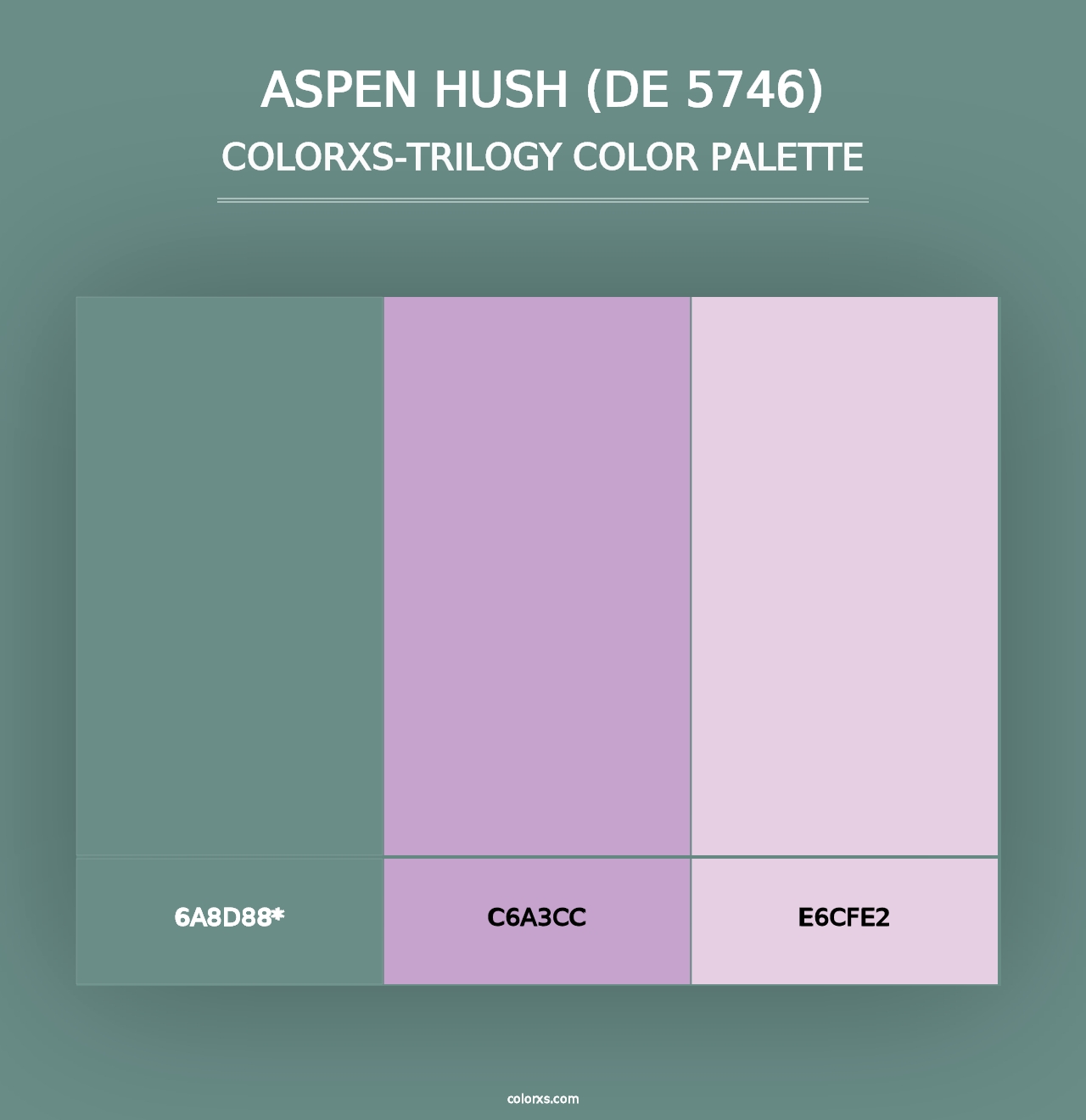 Aspen Hush (DE 5746) - Colorxs Trilogy Palette