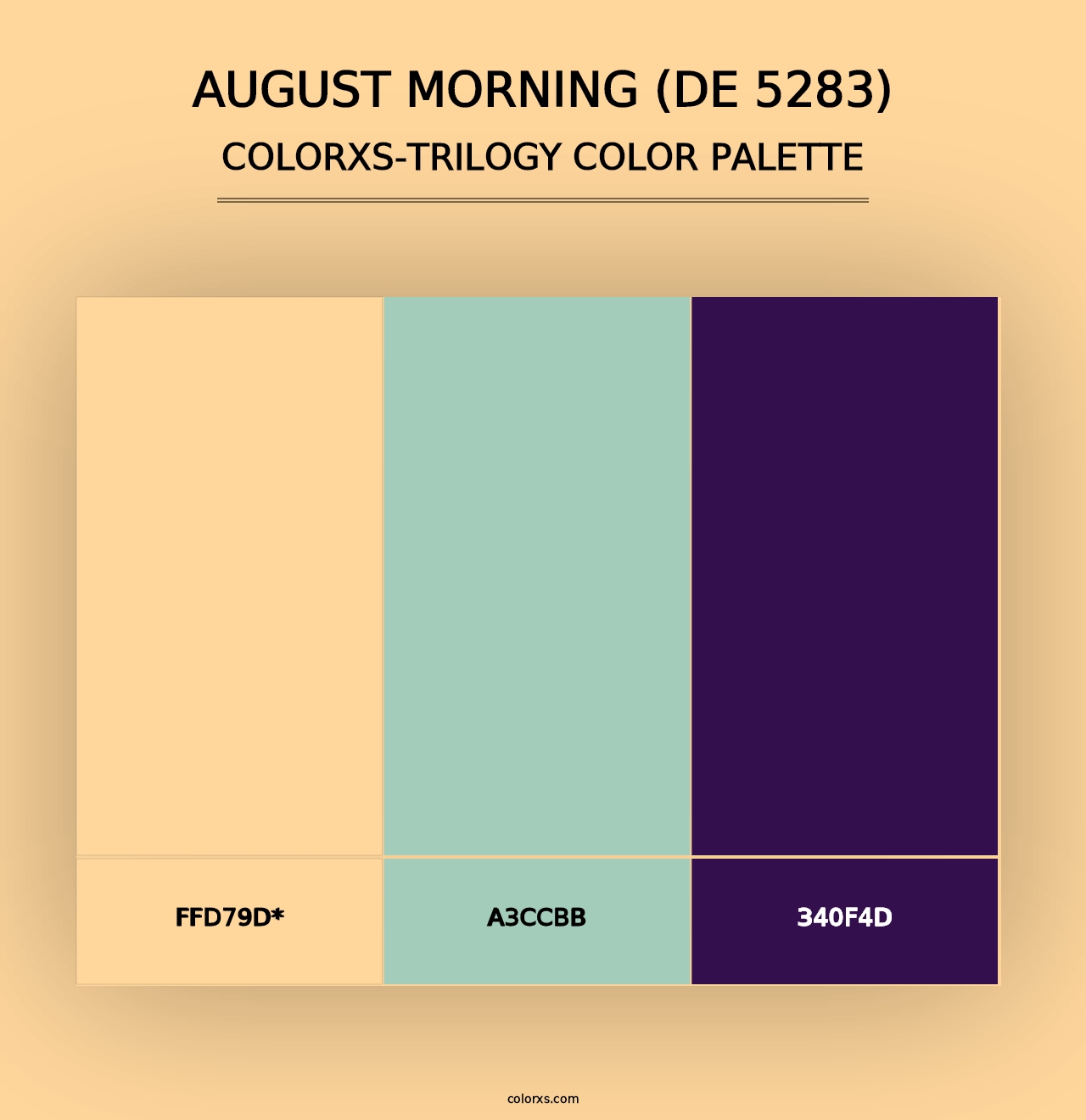 August Morning (DE 5283) - Colorxs Trilogy Palette