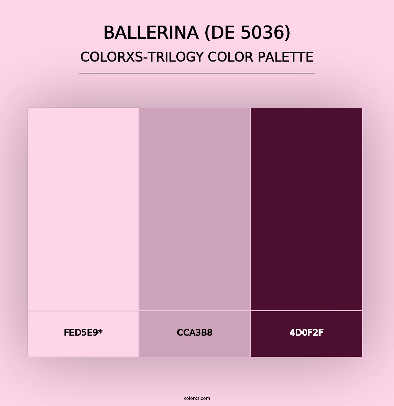 Ballerina (DE 5036) - Colorxs Trilogy Palette