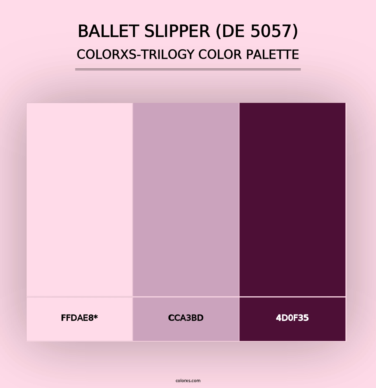 Ballet Slipper (DE 5057) - Colorxs Trilogy Palette