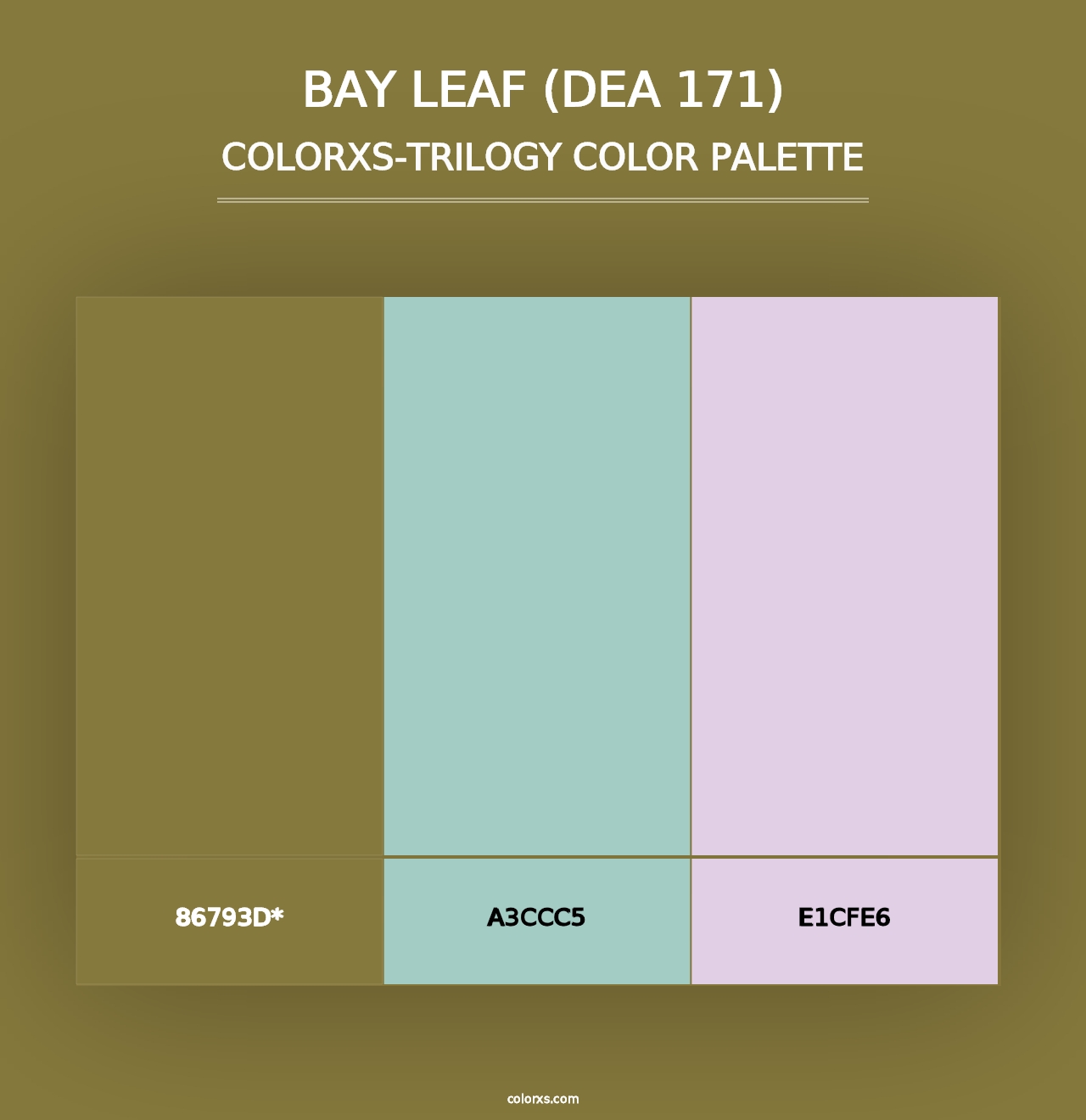 Bay Leaf (DEA 171) - Colorxs Trilogy Palette