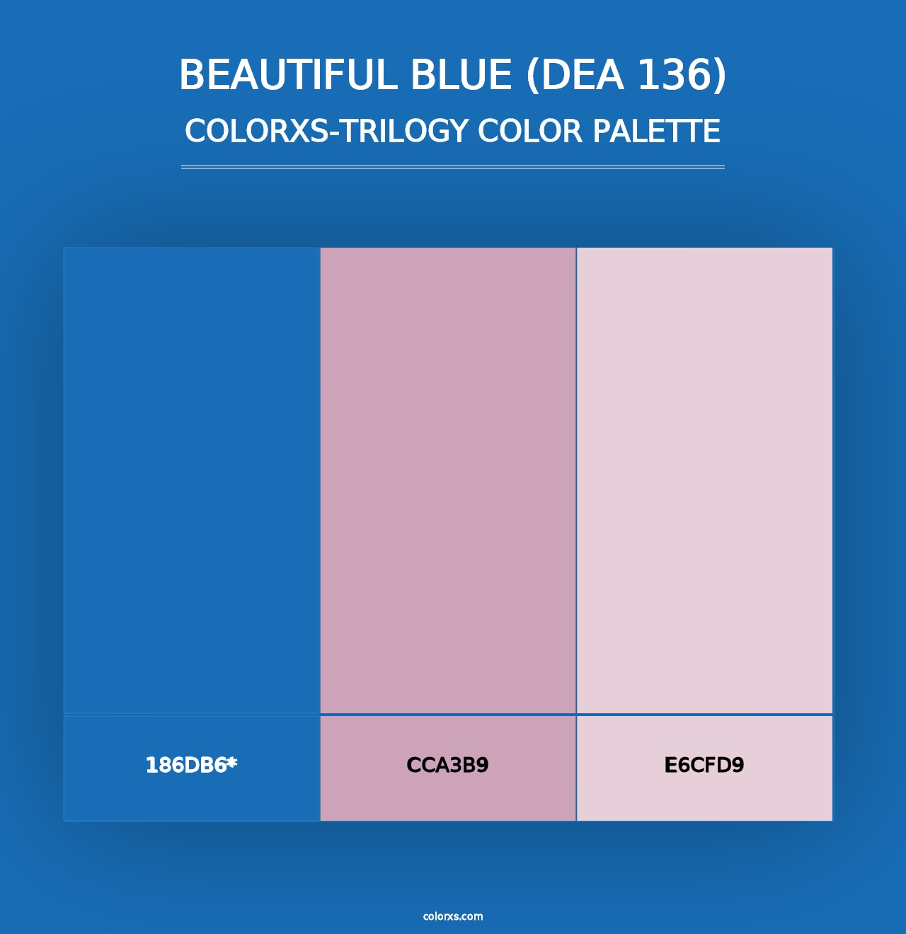 Beautiful Blue (DEA 136) - Colorxs Trilogy Palette