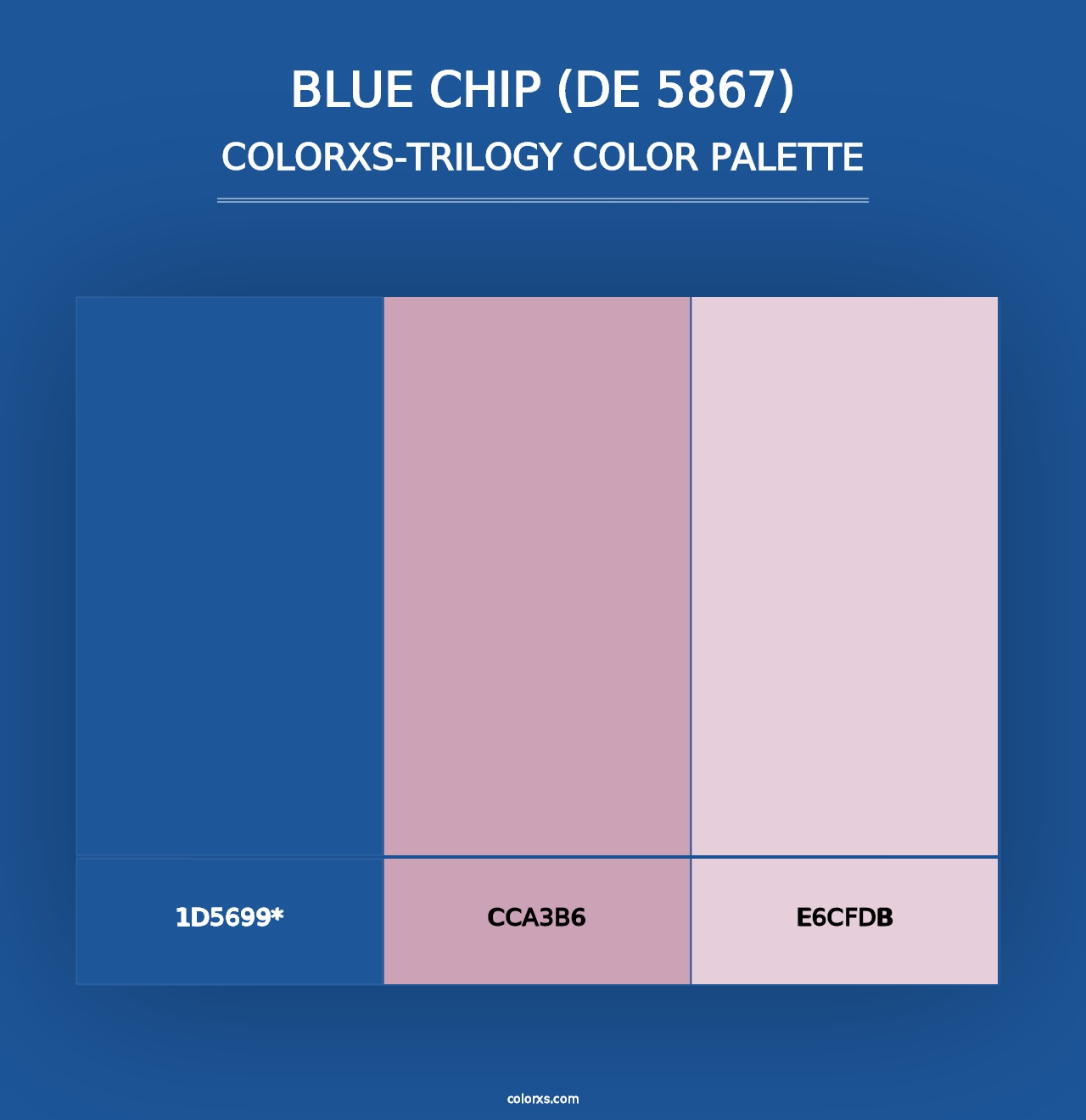 Blue Chip (DE 5867) - Colorxs Trilogy Palette