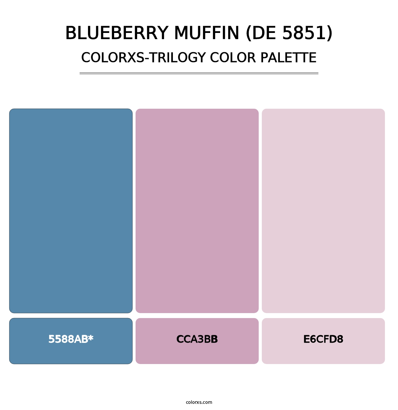 Blueberry Muffin (DE 5851) - Colorxs Trilogy Palette