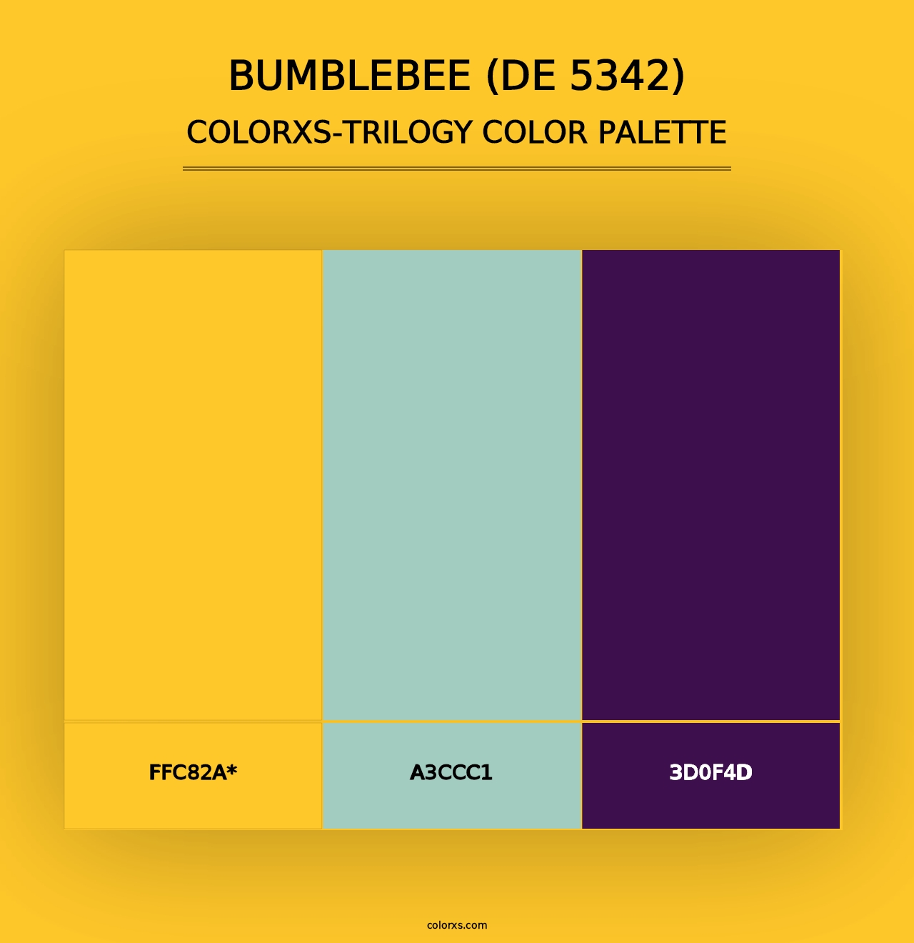 Bumblebee (DE 5342) - Colorxs Trilogy Palette