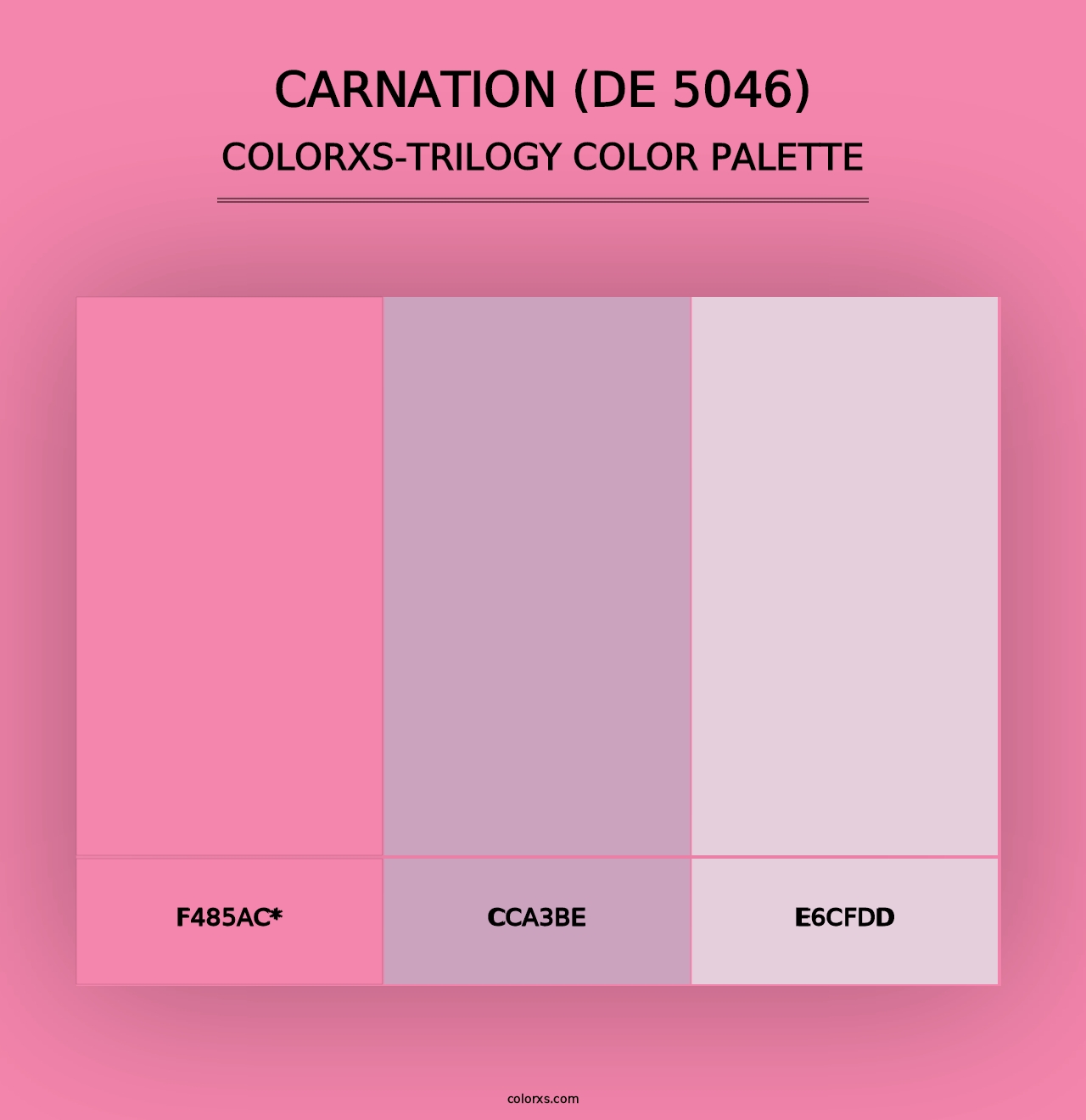 Carnation (DE 5046) - Colorxs Trilogy Palette