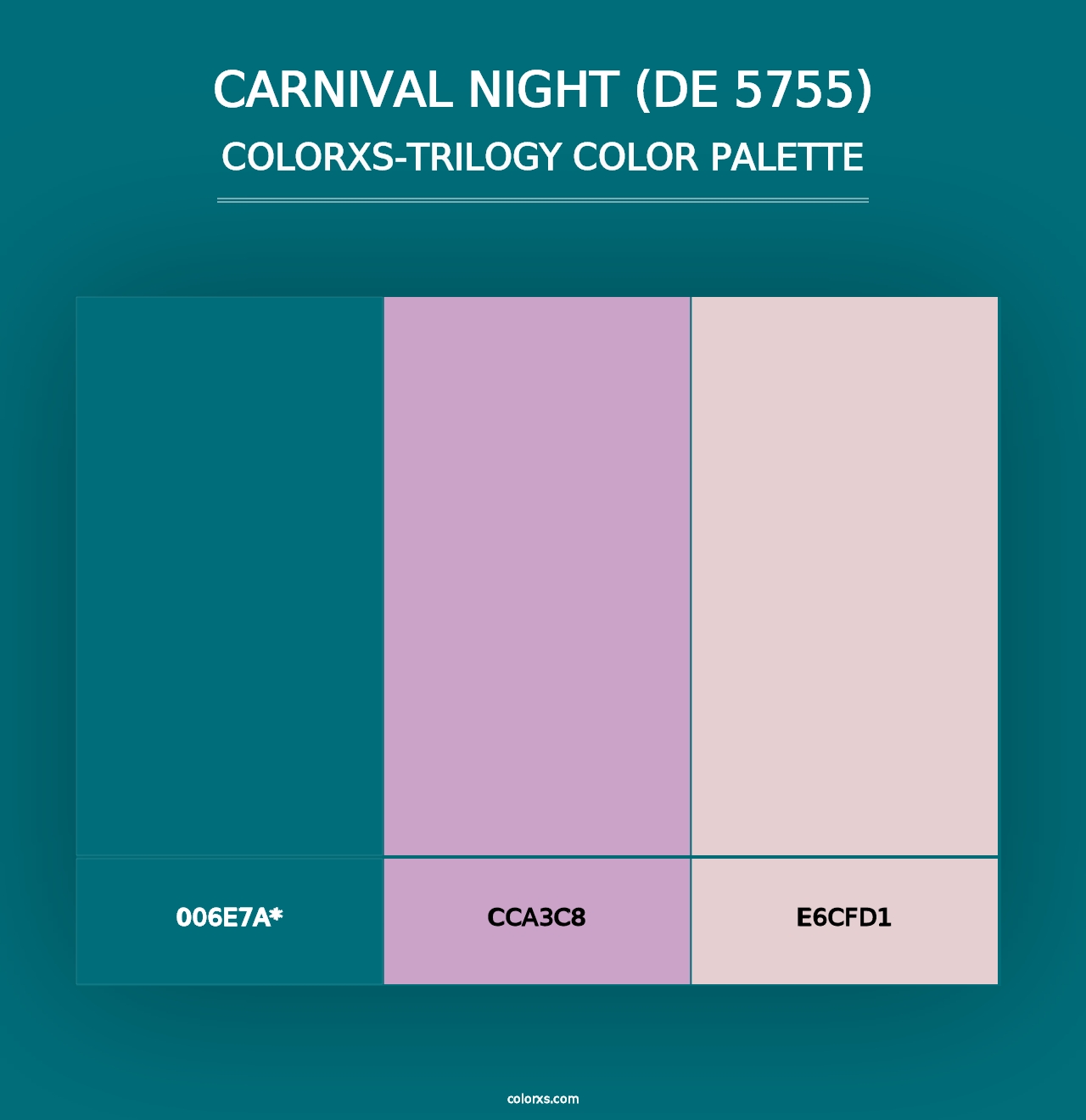 Carnival Night (DE 5755) - Colorxs Trilogy Palette