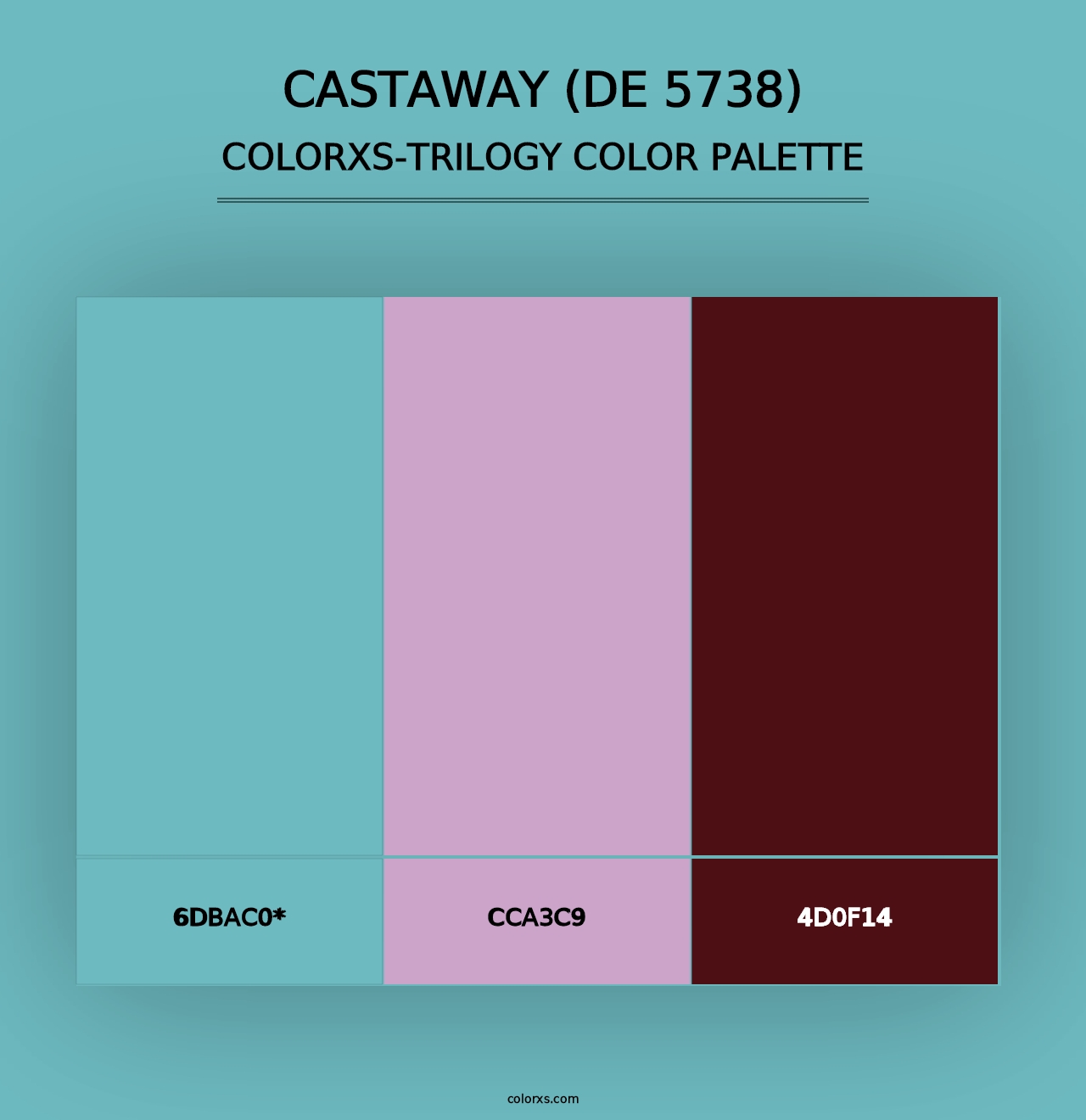 Castaway (DE 5738) - Colorxs Trilogy Palette