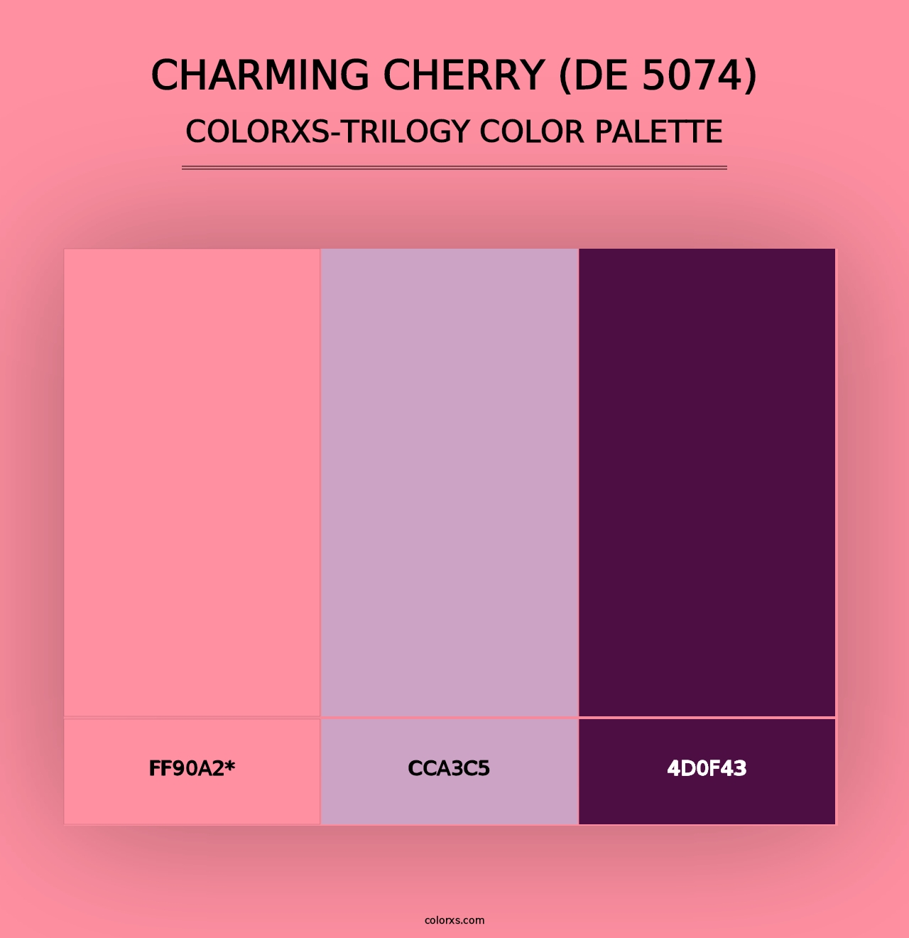 Charming Cherry (DE 5074) - Colorxs Trilogy Palette