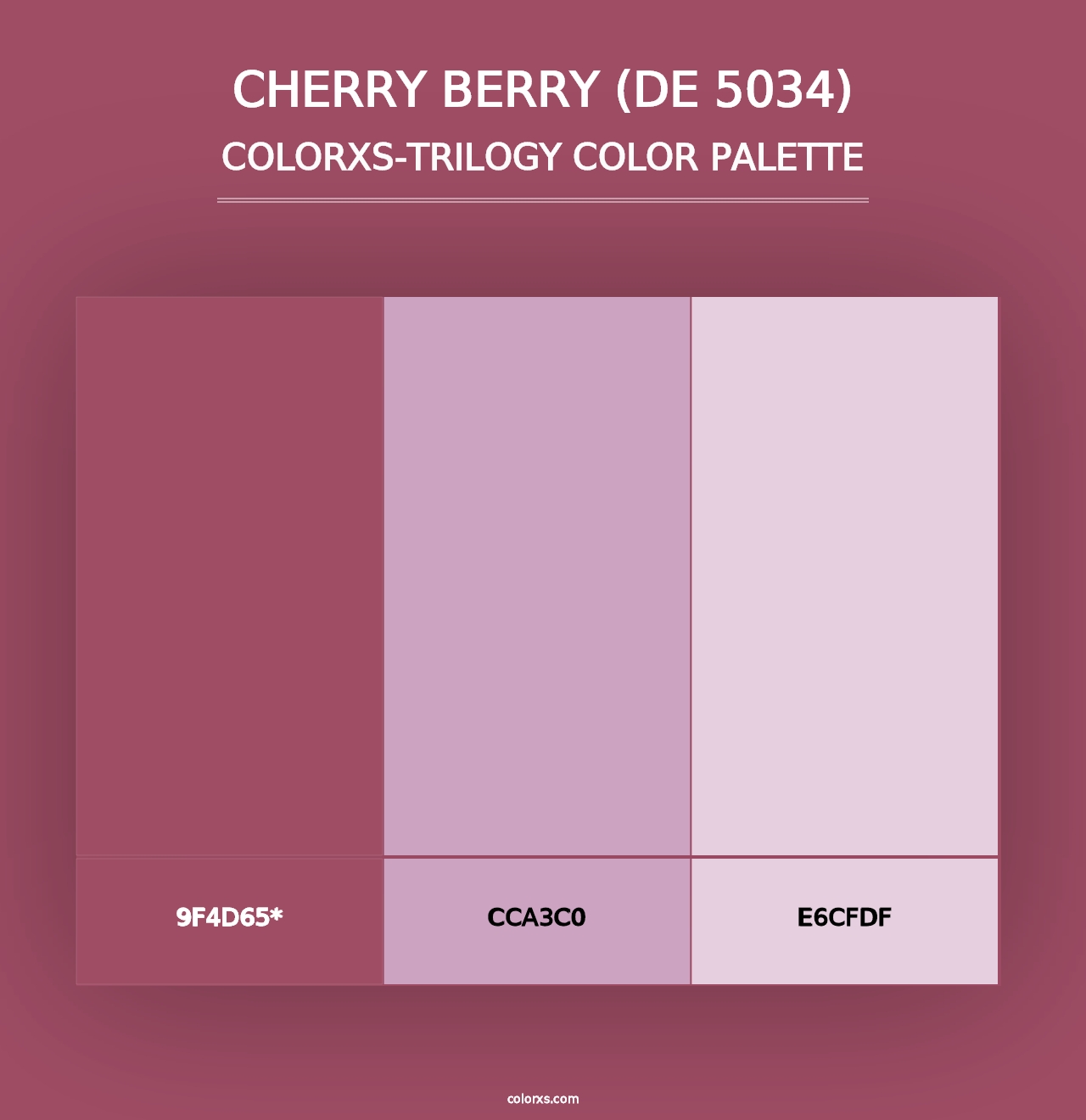 Cherry Berry (DE 5034) - Colorxs Trilogy Palette