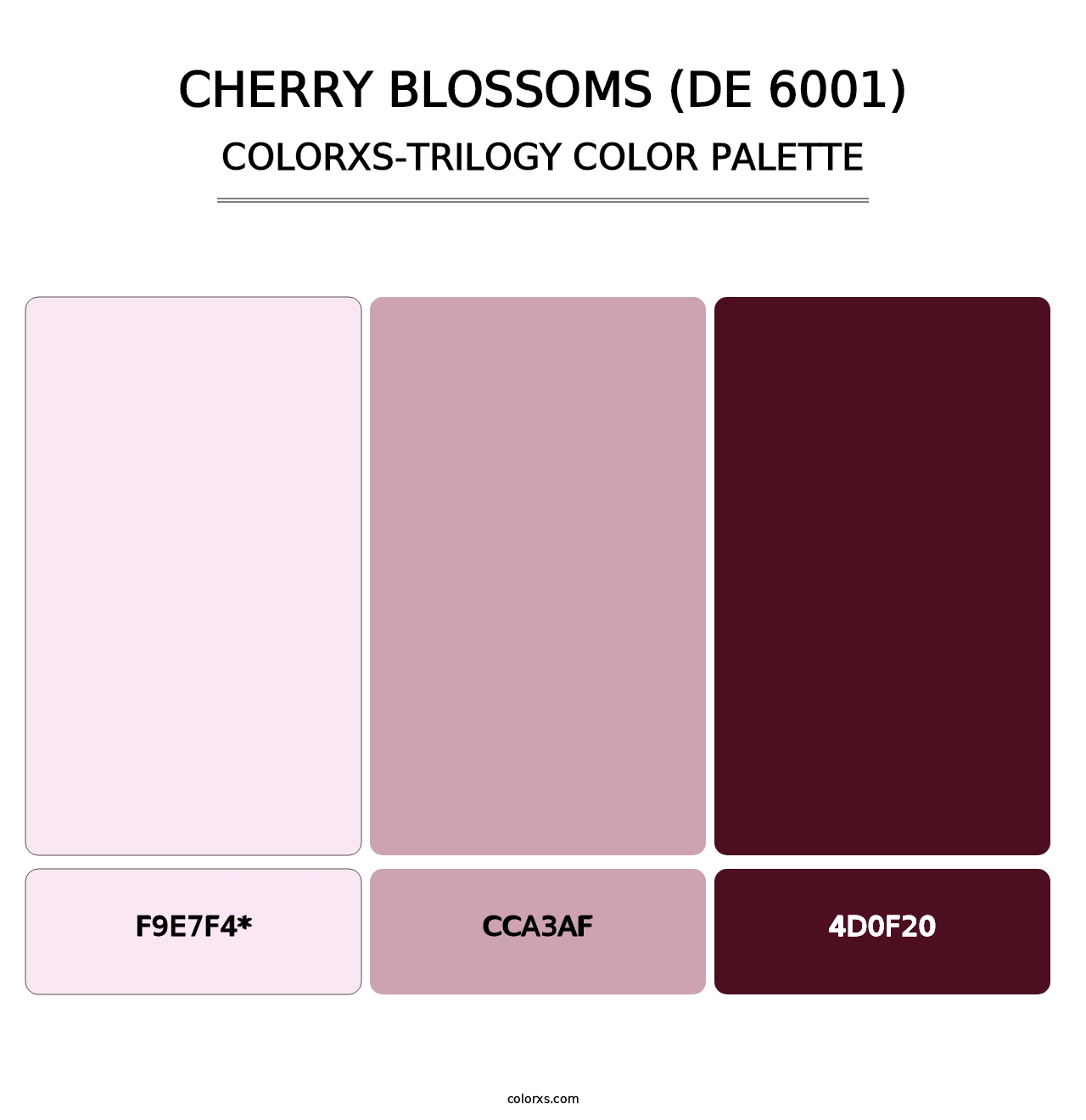 Cherry Blossoms (DE 6001) - Colorxs Trilogy Palette