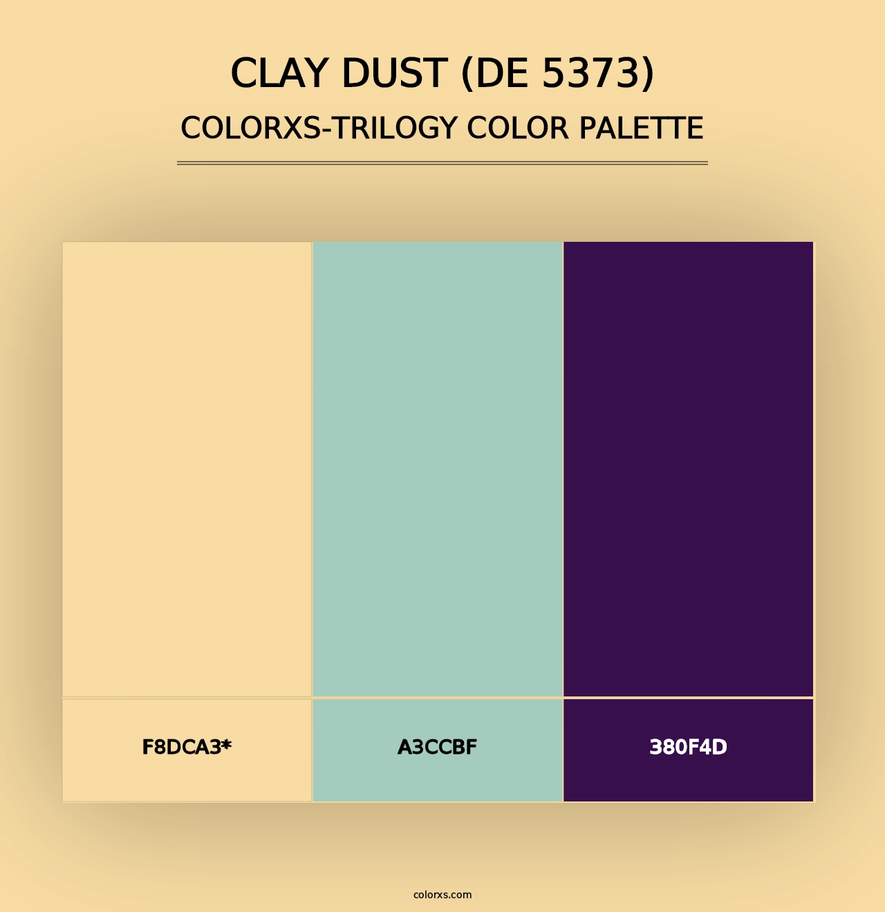 Clay Dust (DE 5373) - Colorxs Trilogy Palette