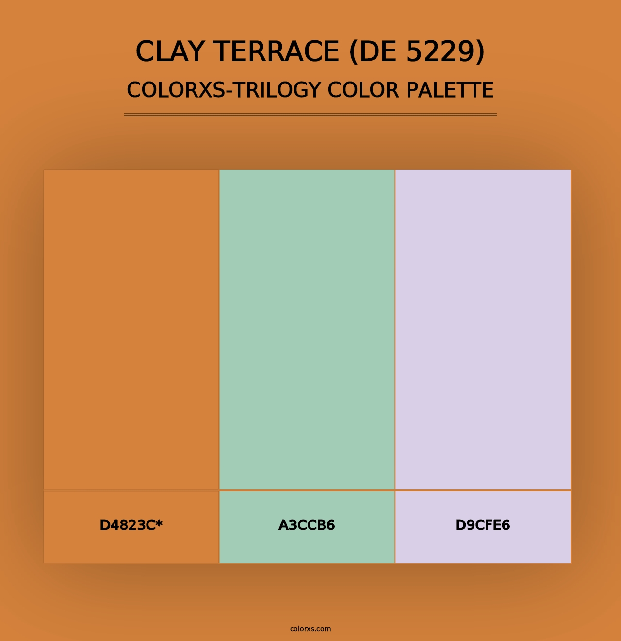 Clay Terrace (DE 5229) - Colorxs Trilogy Palette