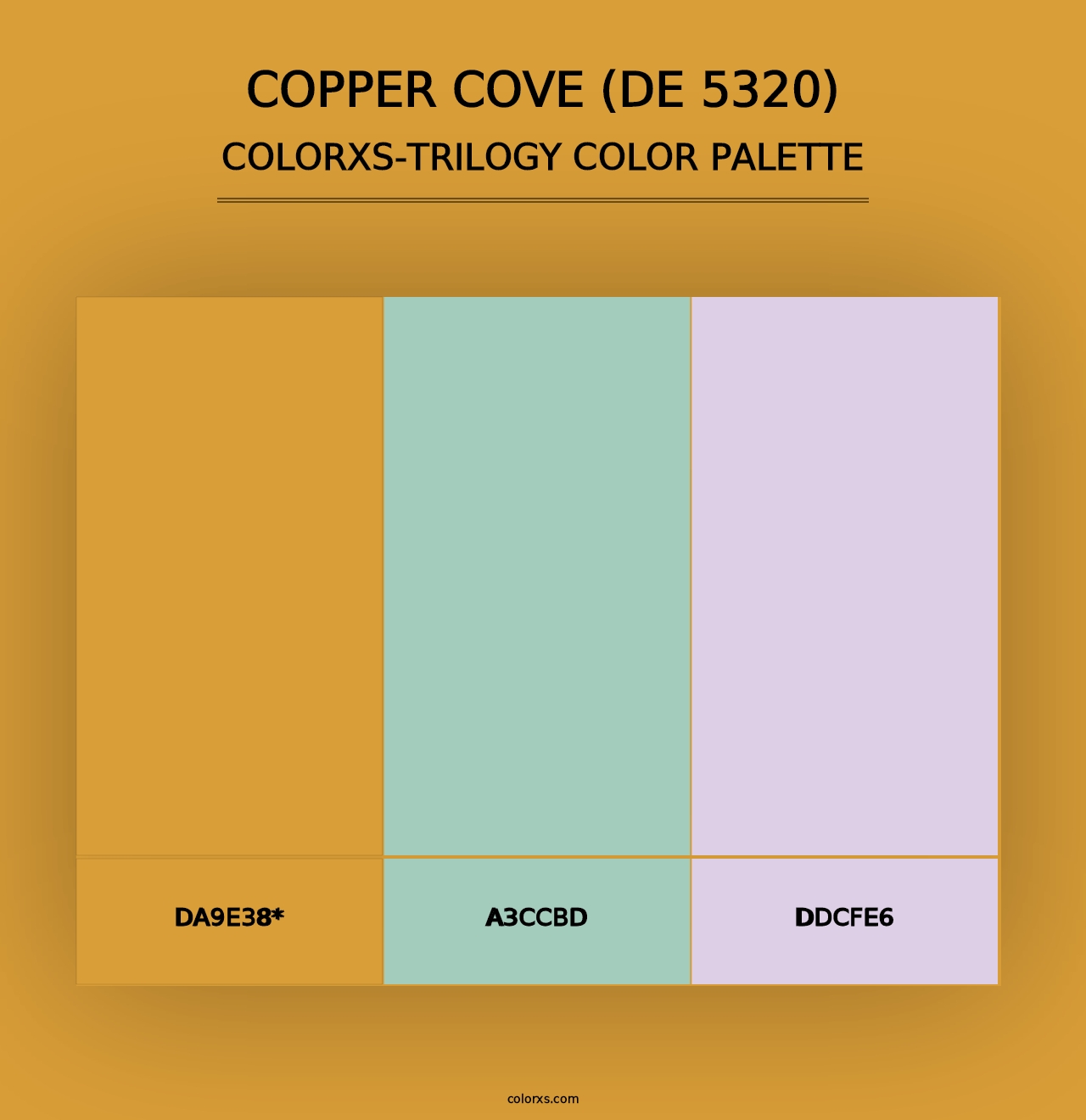 Copper Cove (DE 5320) - Colorxs Trilogy Palette