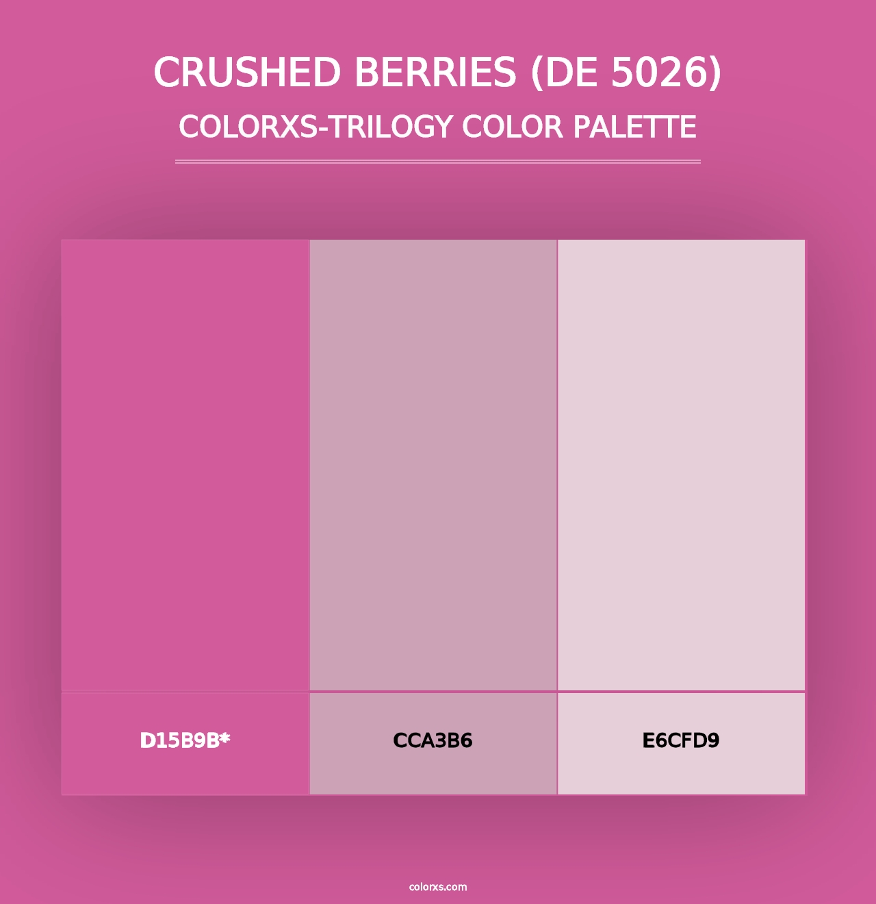 Crushed Berries (DE 5026) - Colorxs Trilogy Palette