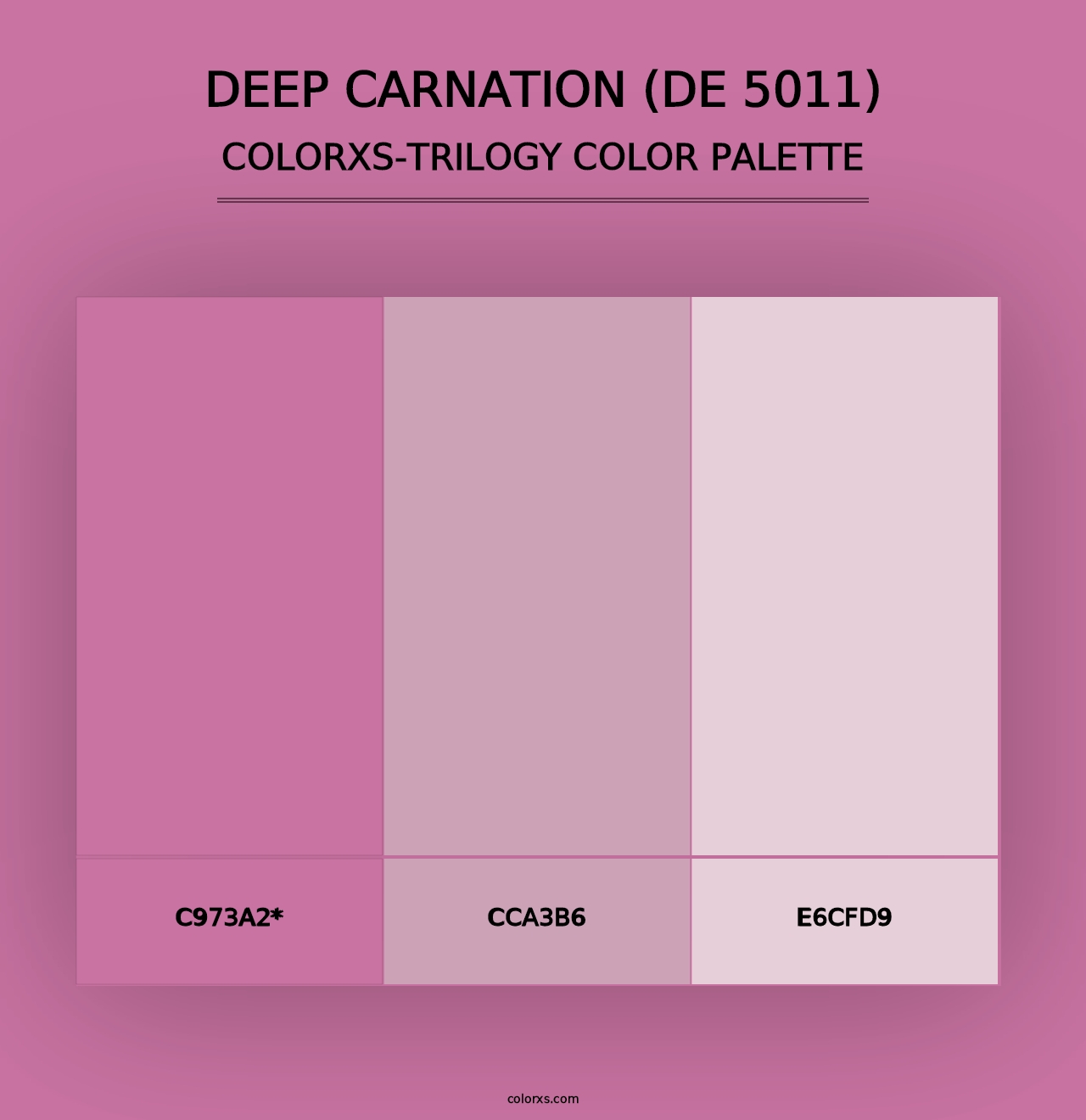 Deep Carnation (DE 5011) - Colorxs Trilogy Palette