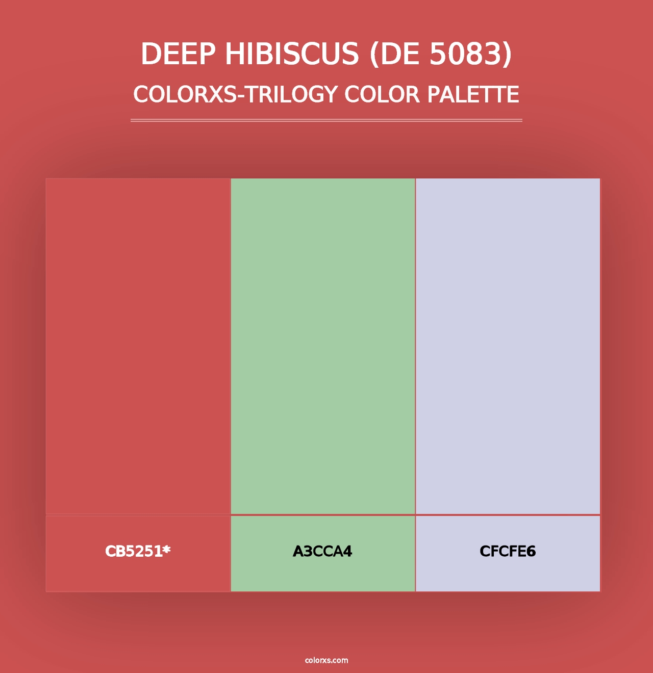 Deep Hibiscus (DE 5083) - Colorxs Trilogy Palette