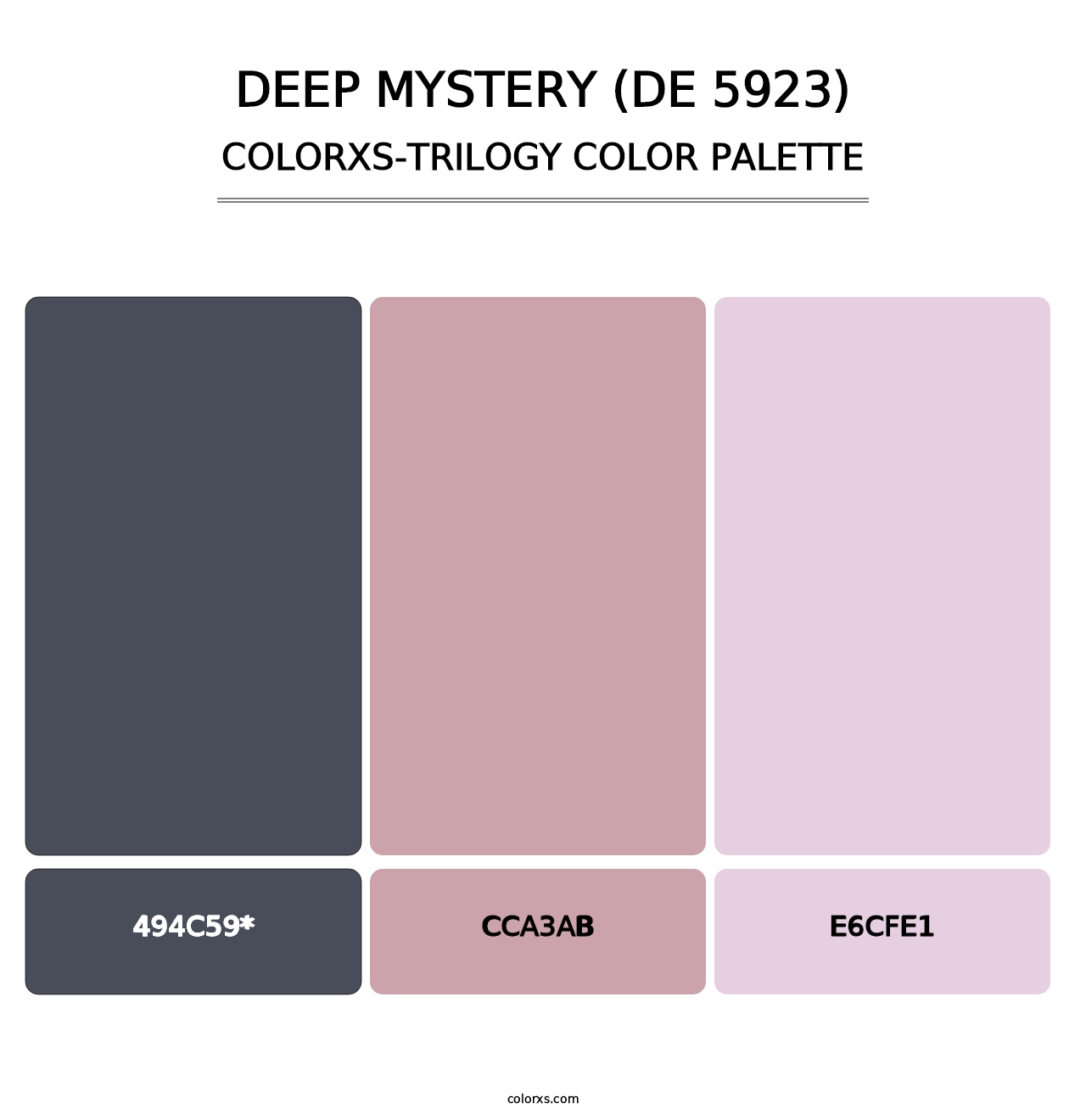 Deep Mystery (DE 5923) - Colorxs Trilogy Palette