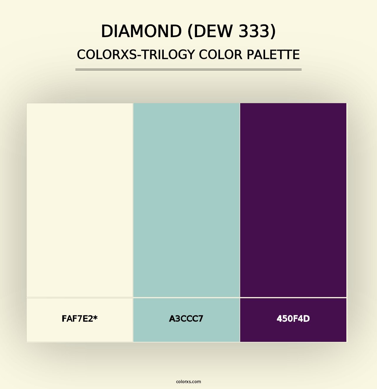 Diamond (DEW 333) - Colorxs Trilogy Palette