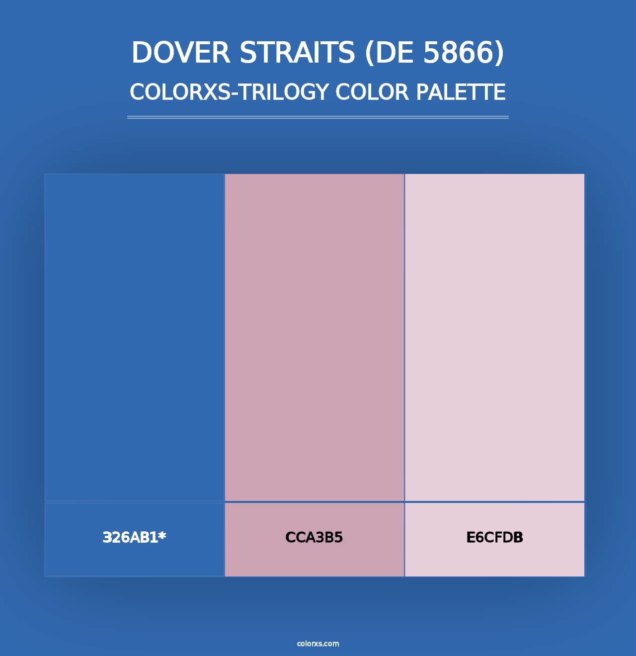 Dover Straits (DE 5866) - Colorxs Trilogy Palette