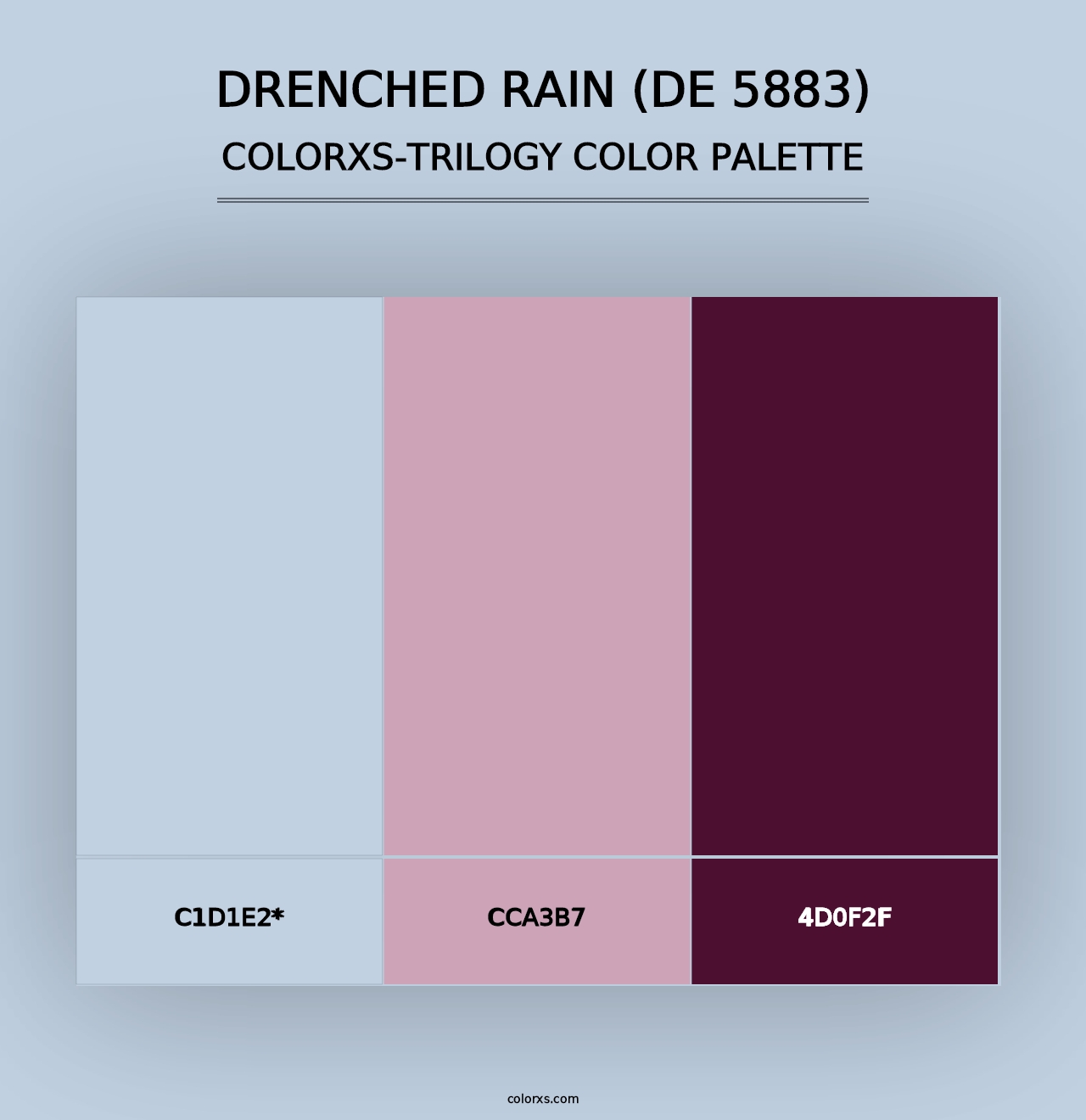 Drenched Rain (DE 5883) - Colorxs Trilogy Palette