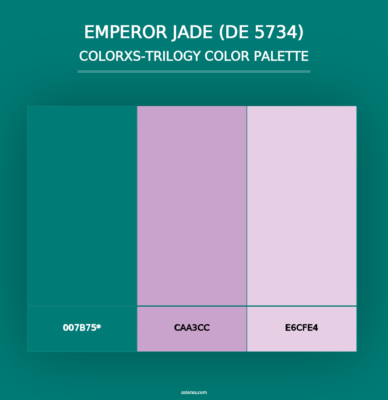 Emperor Jade (DE 5734) - Colorxs Trilogy Palette