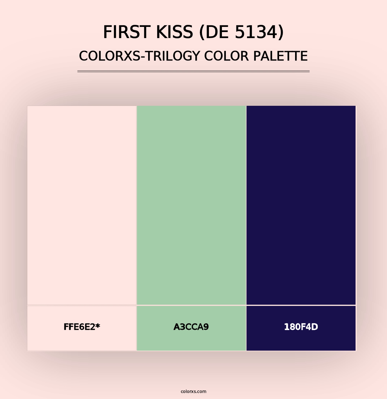 First Kiss (DE 5134) - Colorxs Trilogy Palette