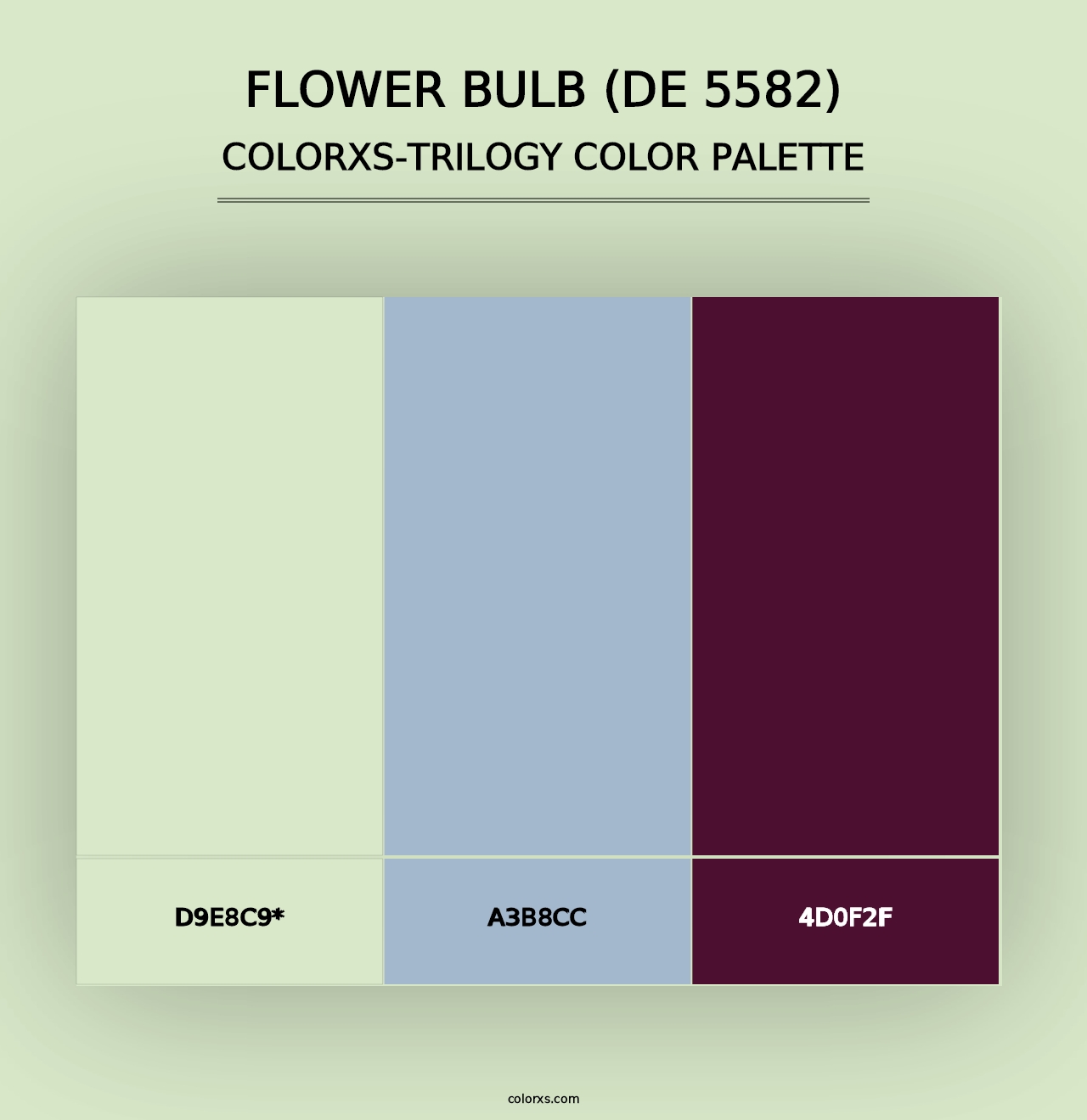 Flower Bulb (DE 5582) - Colorxs Trilogy Palette