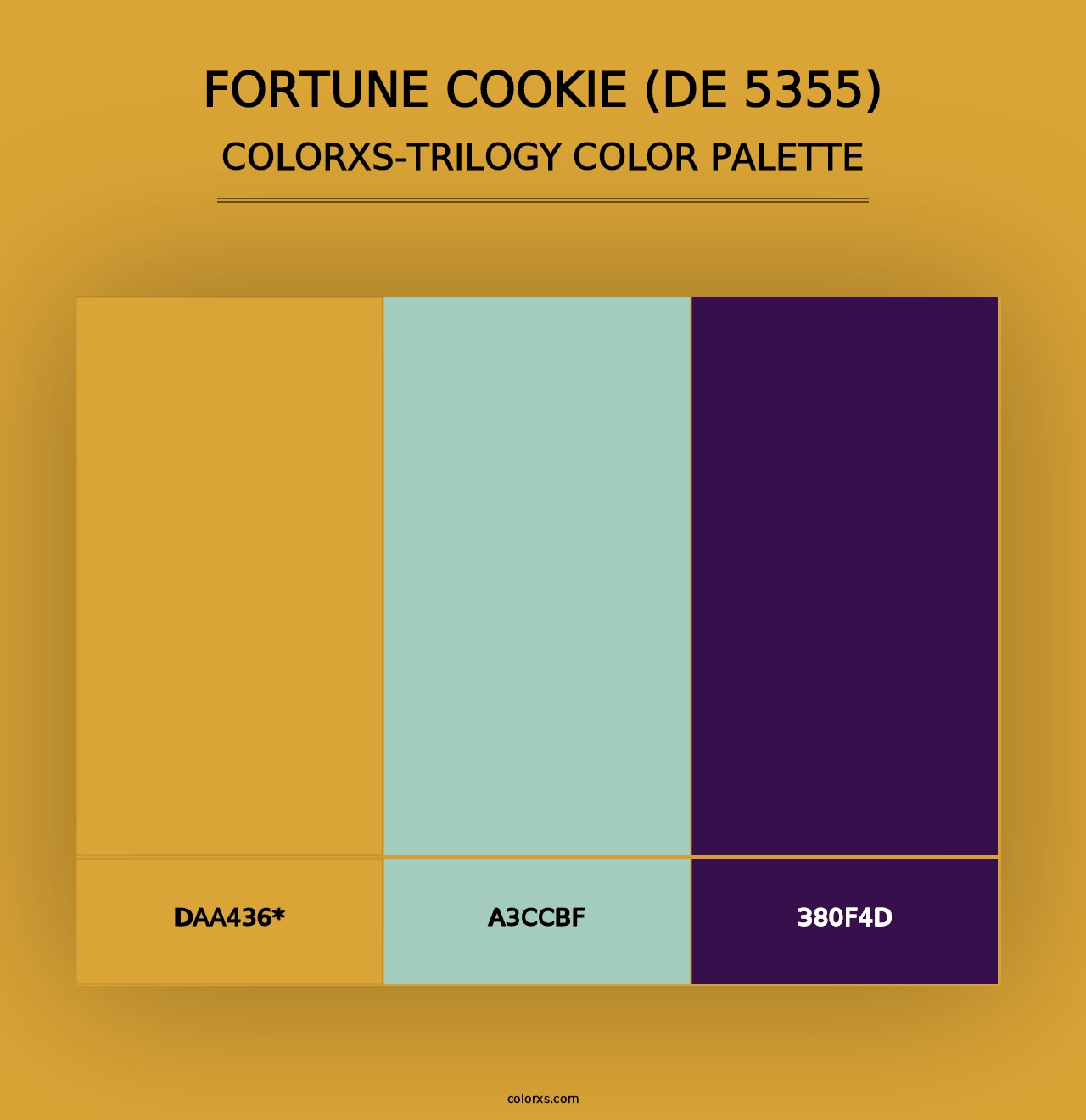 Fortune Cookie (DE 5355) - Colorxs Trilogy Palette