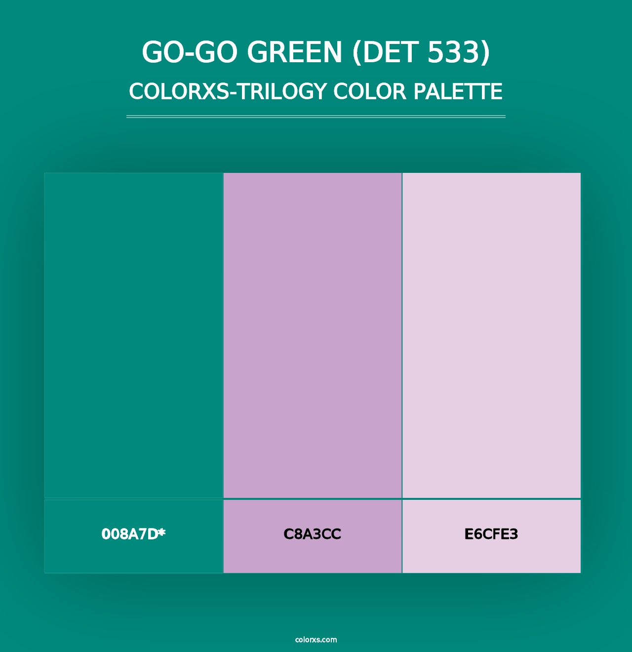 Go-Go Green (DET 533) - Colorxs Trilogy Palette