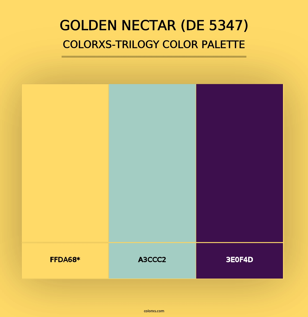 Golden Nectar (DE 5347) - Colorxs Trilogy Palette